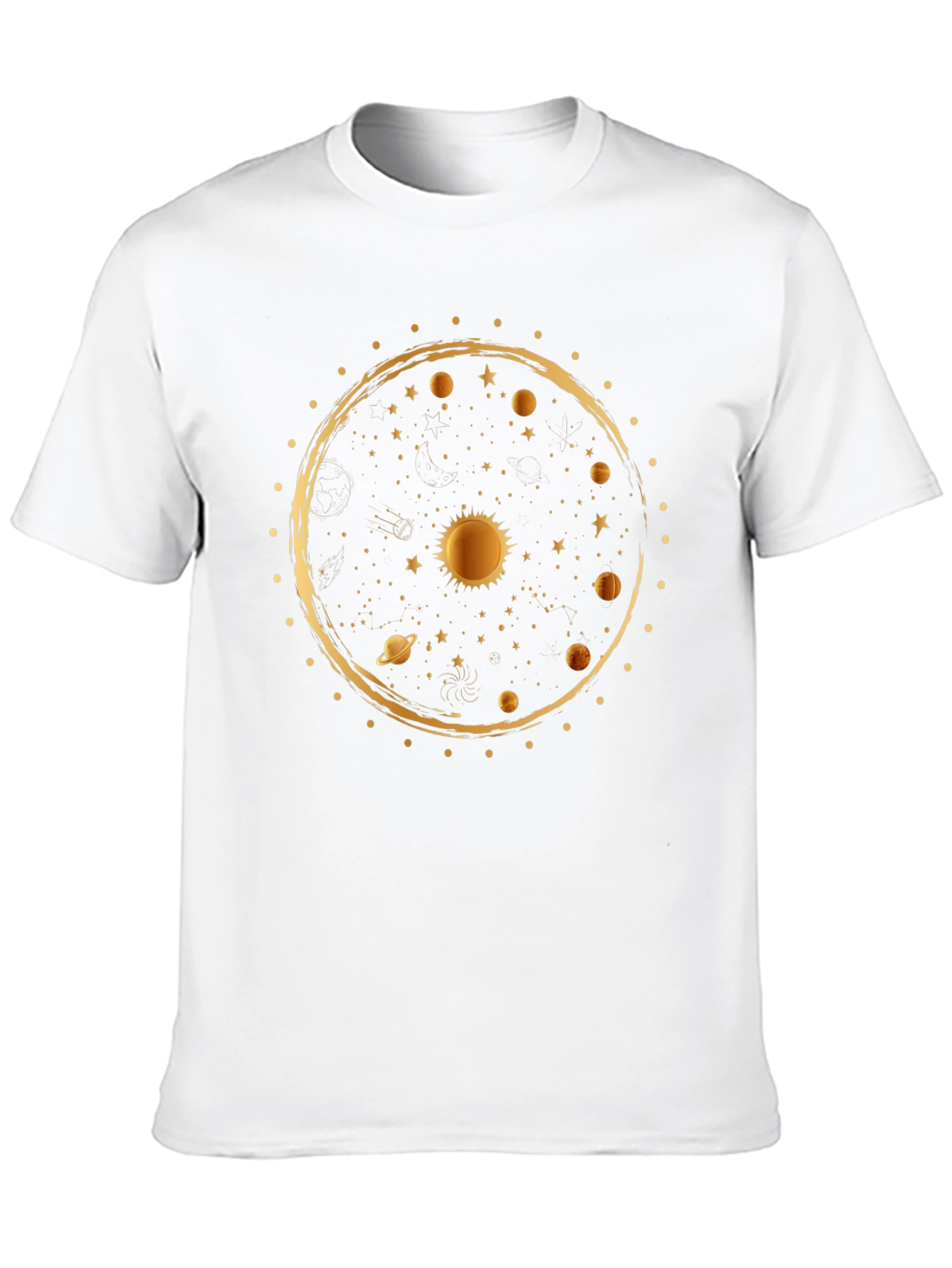 Cosmic Solar System Graphic T-Shirt