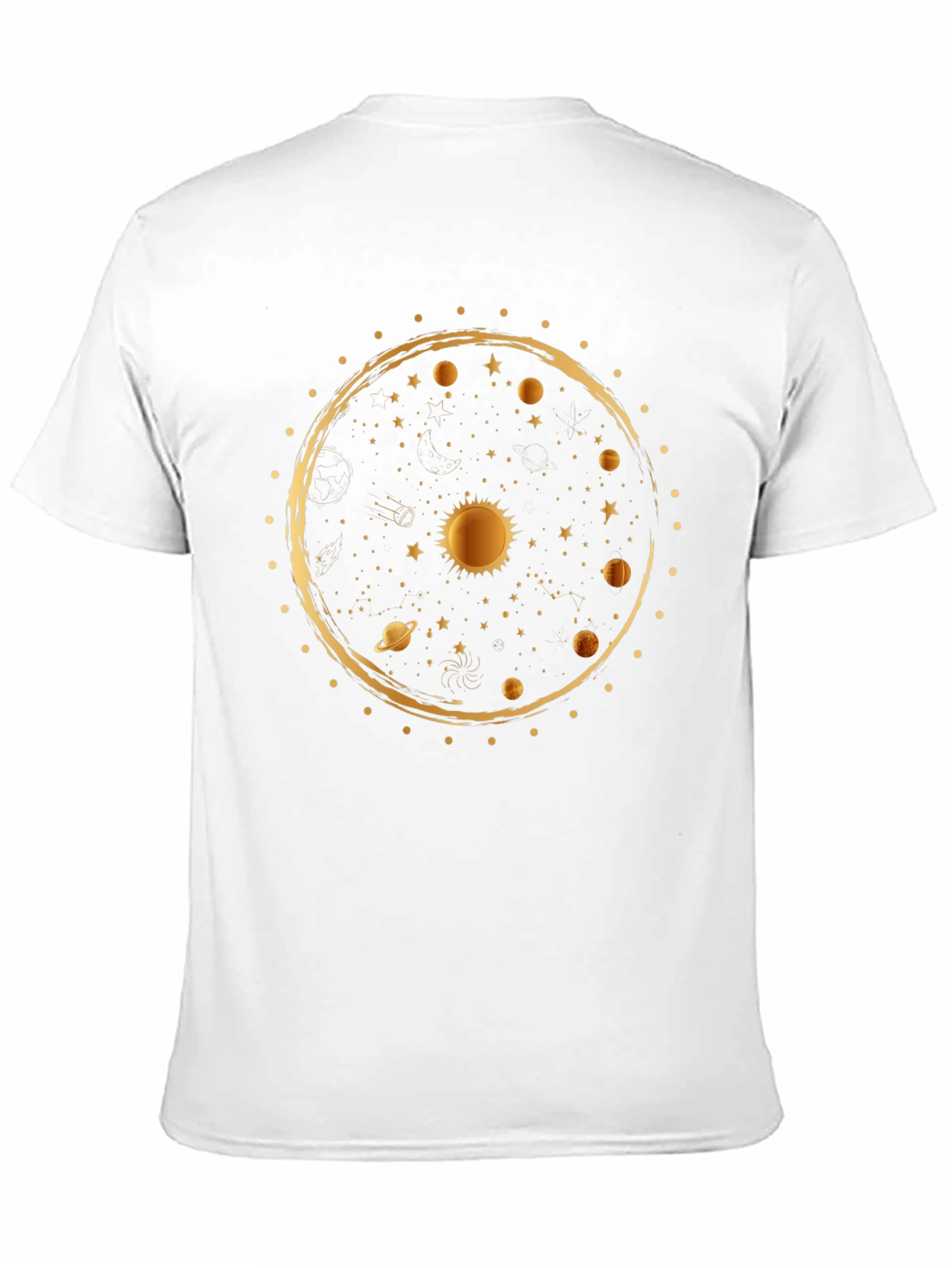 Cosmic Solar System Graphic T-Shirt
