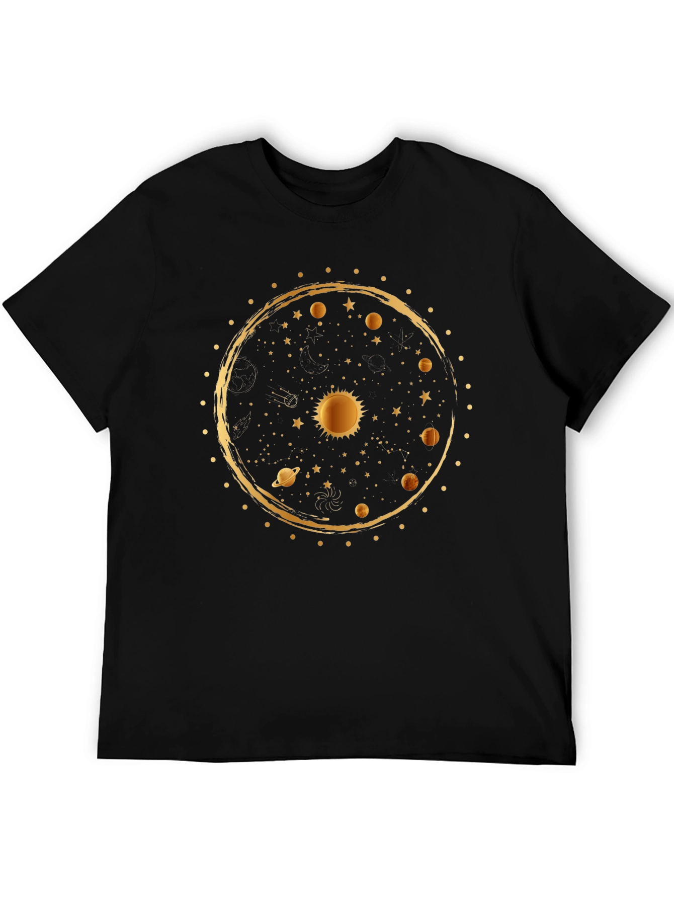 Cosmic Solar System Graphic T-Shirt