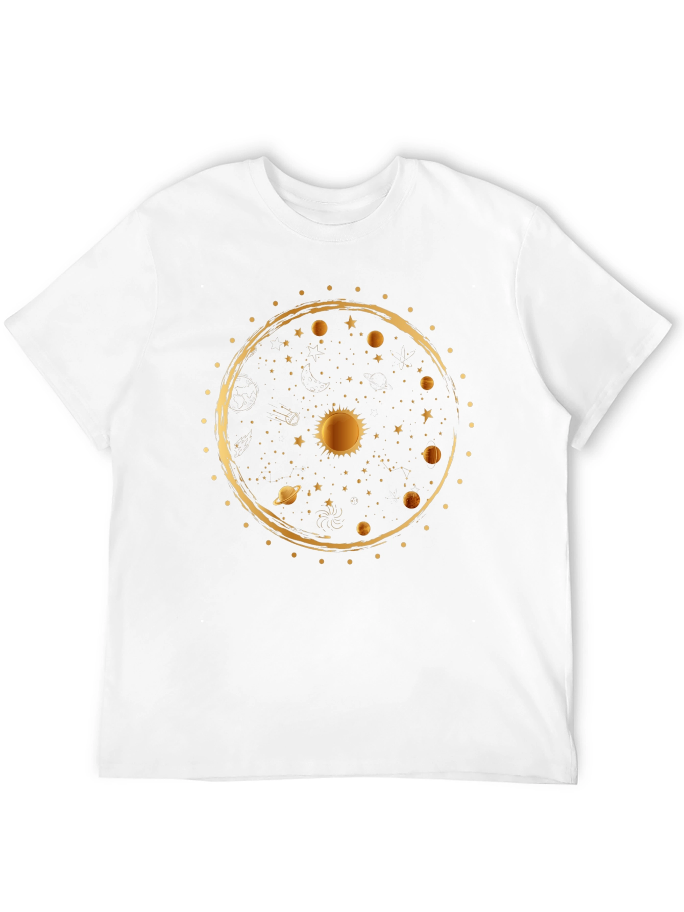 Cosmic Solar System Graphic T-Shirt