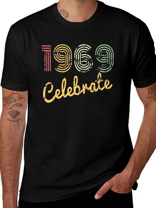 Vintage 1969 Celebrate Birthday T-Shirt