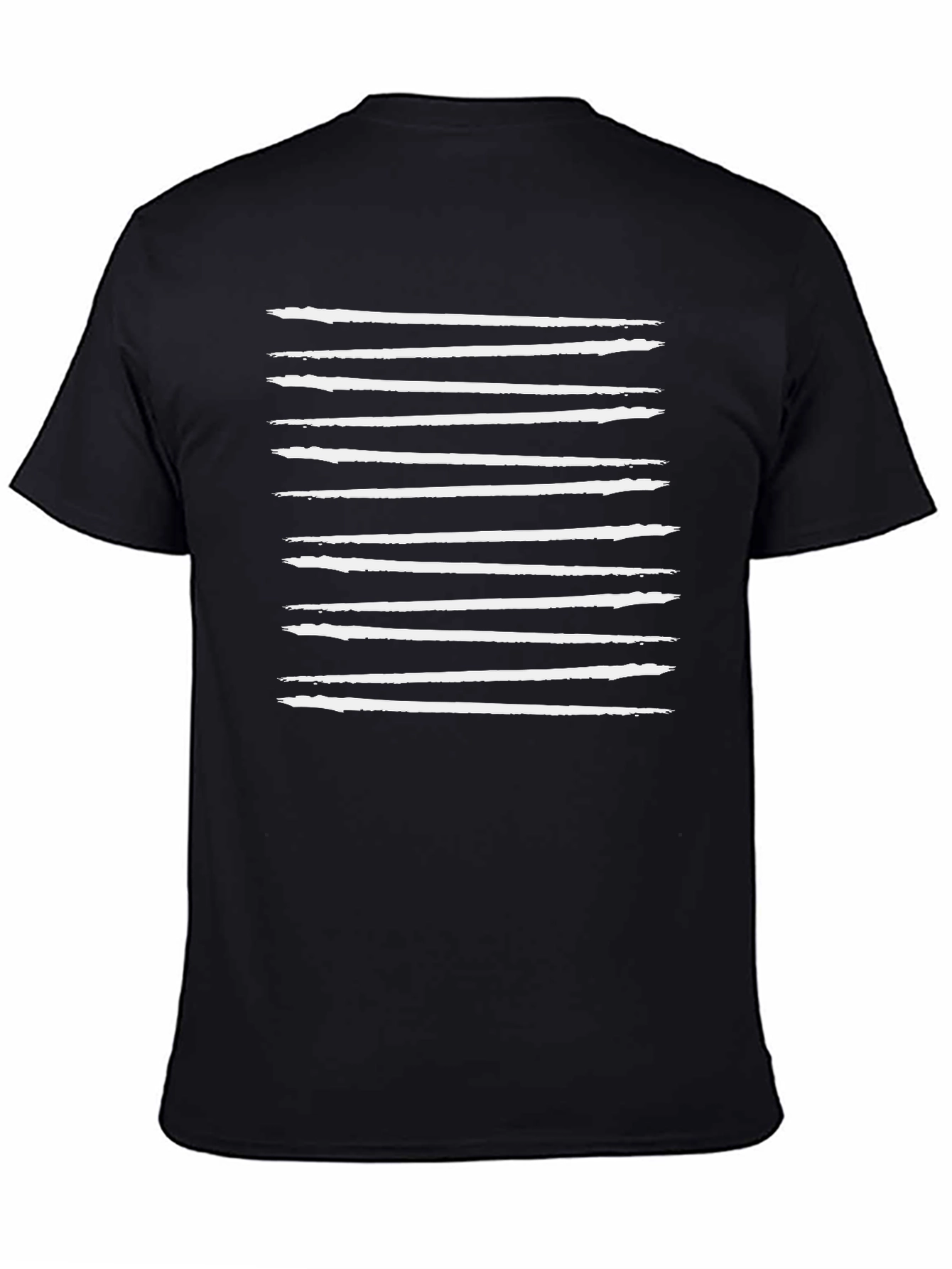 Minimalist Stripe Tee - Casual Graphic T-Shirt