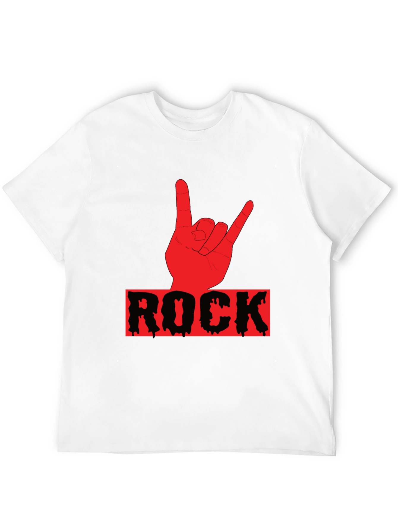 Rock On Graphic T-Shirt - Black