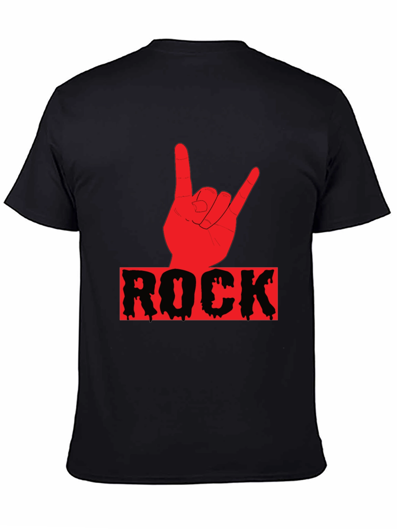 Rock On Graphic T-Shirt - Black