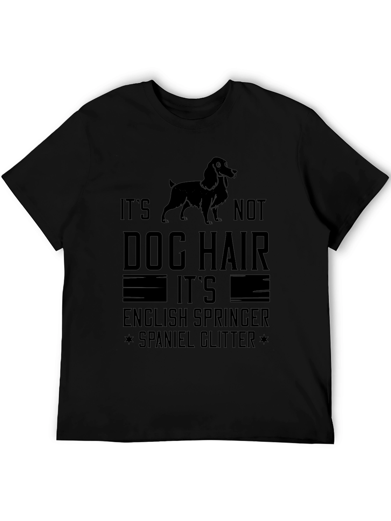 English Springer Spaniel Dog Hair T-Shirt
