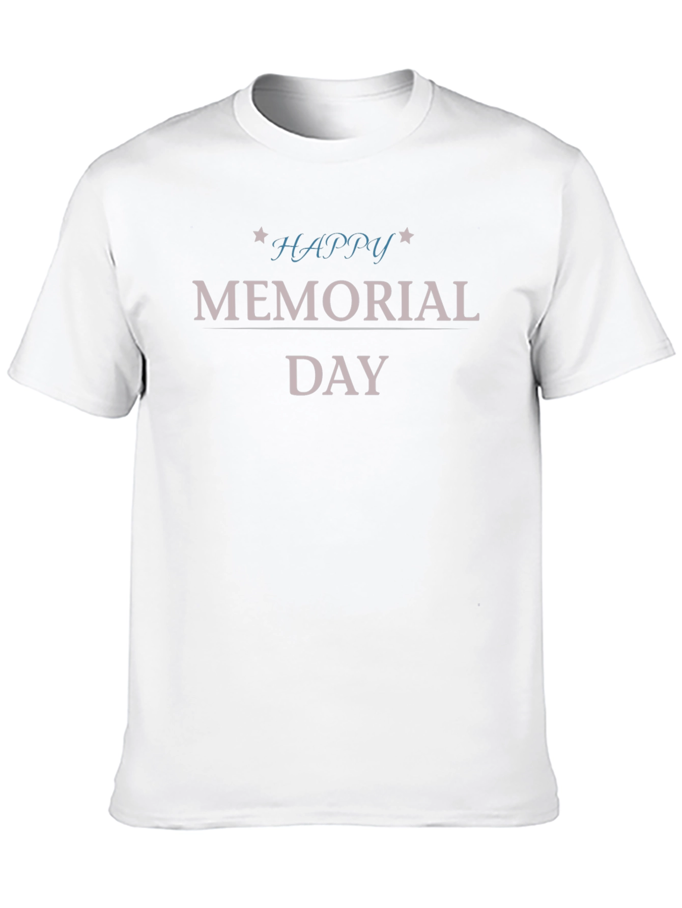 Happy Memorial Day Black T-Shirt