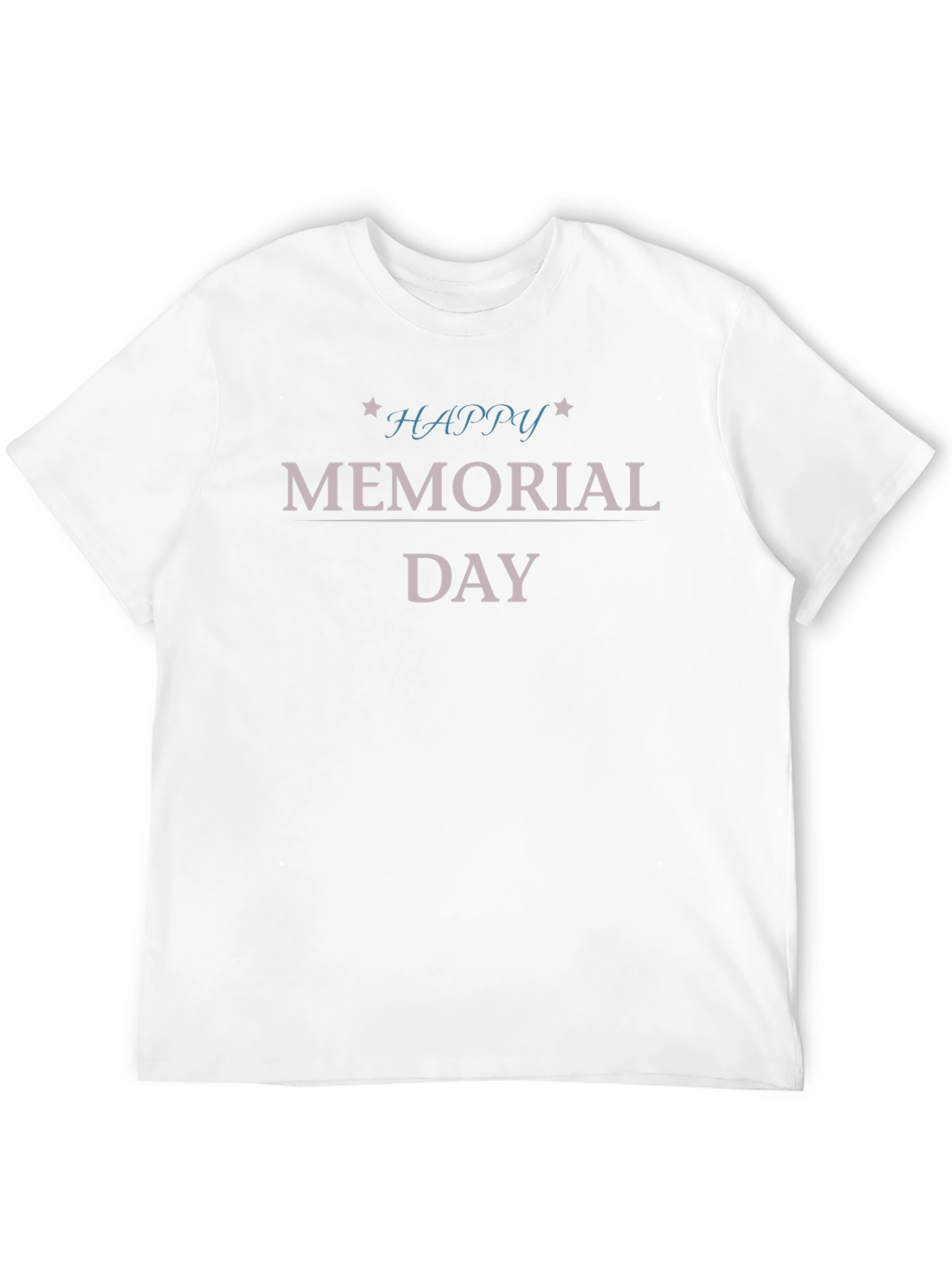 Happy Memorial Day Black T-Shirt