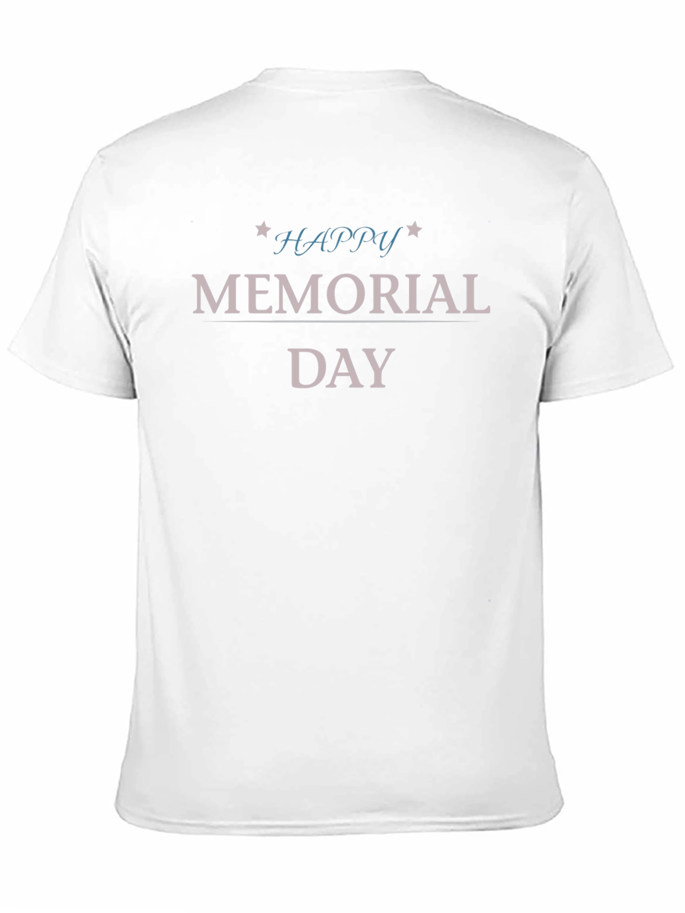 Happy Memorial Day Black T-Shirt
