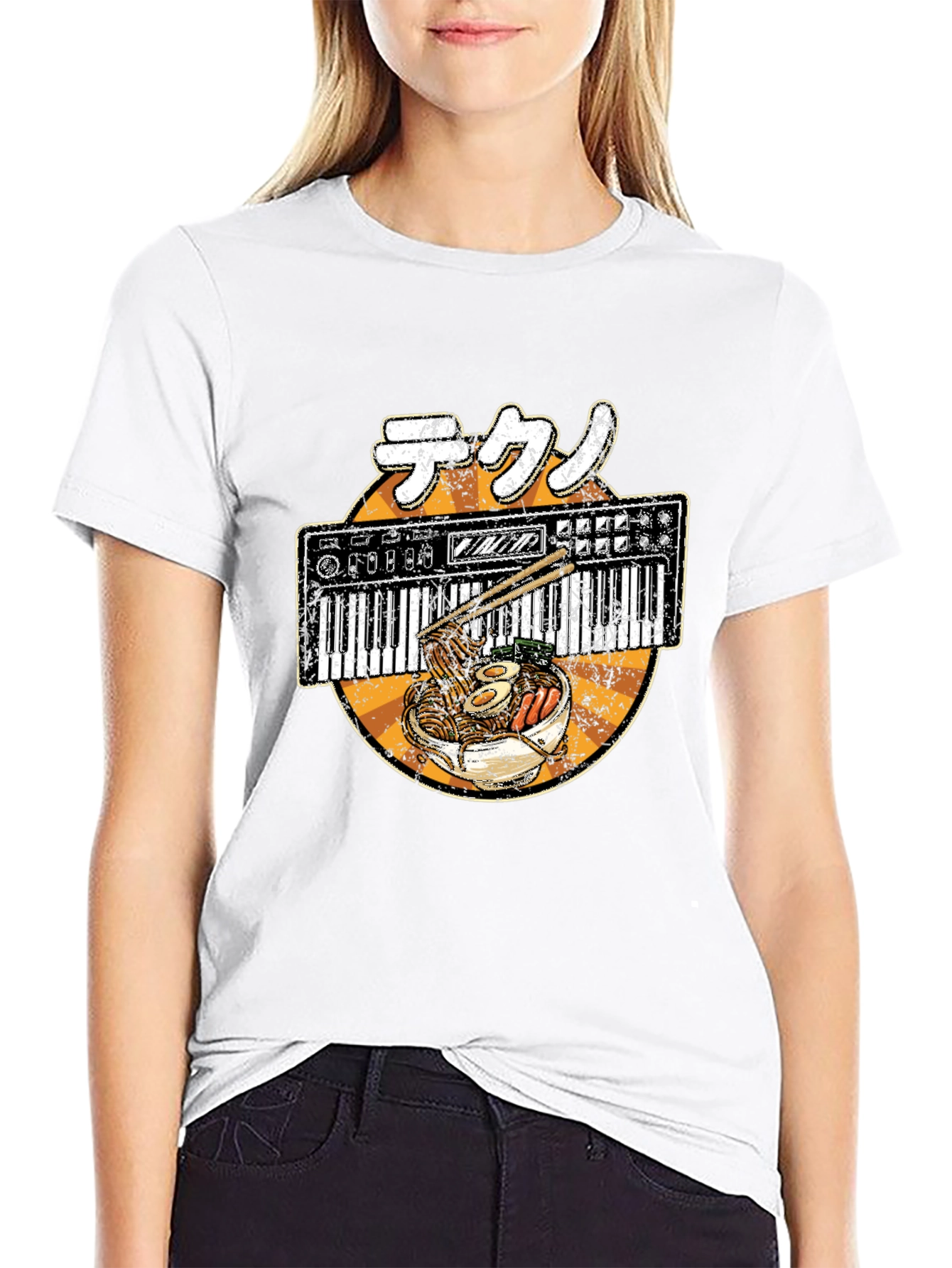 Ramen Synthesizer T-Shirt - Music & Food