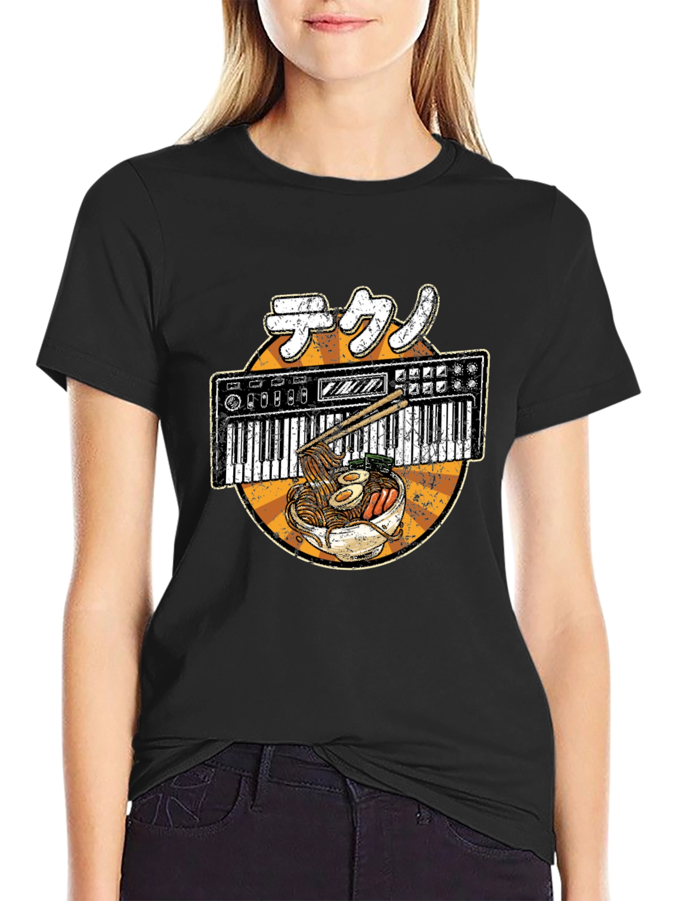 Ramen Synthesizer T-Shirt - Music & Food