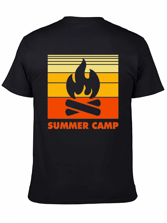 Summer Camp Fire Graphic Tee