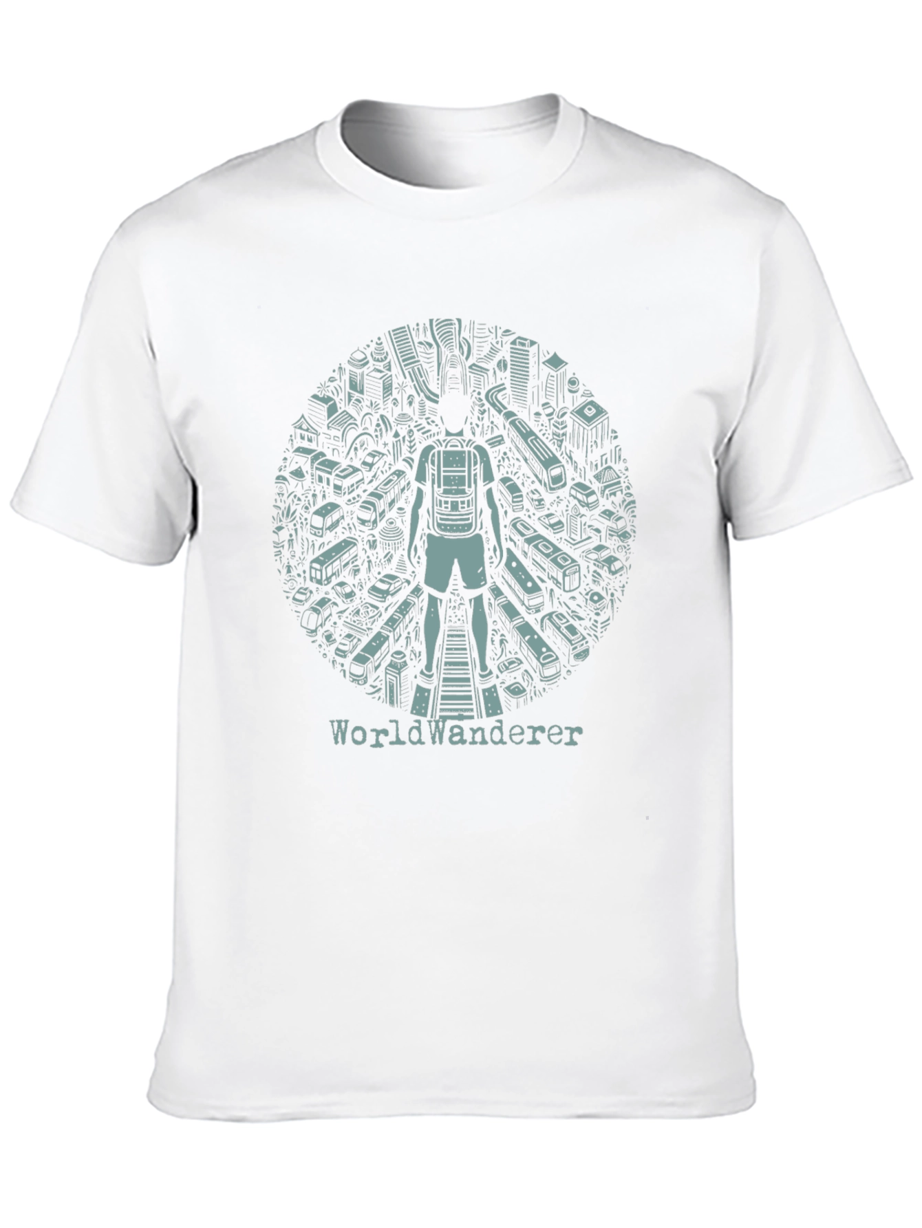 World Wanderer Graphic Tee - Urban Adventure T-Shirt