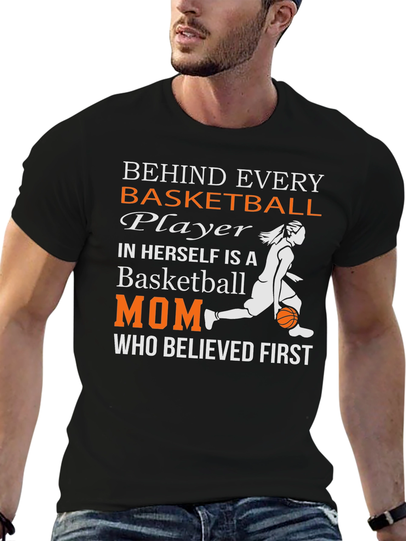 Basketball Mom T-Shirt - Player Support