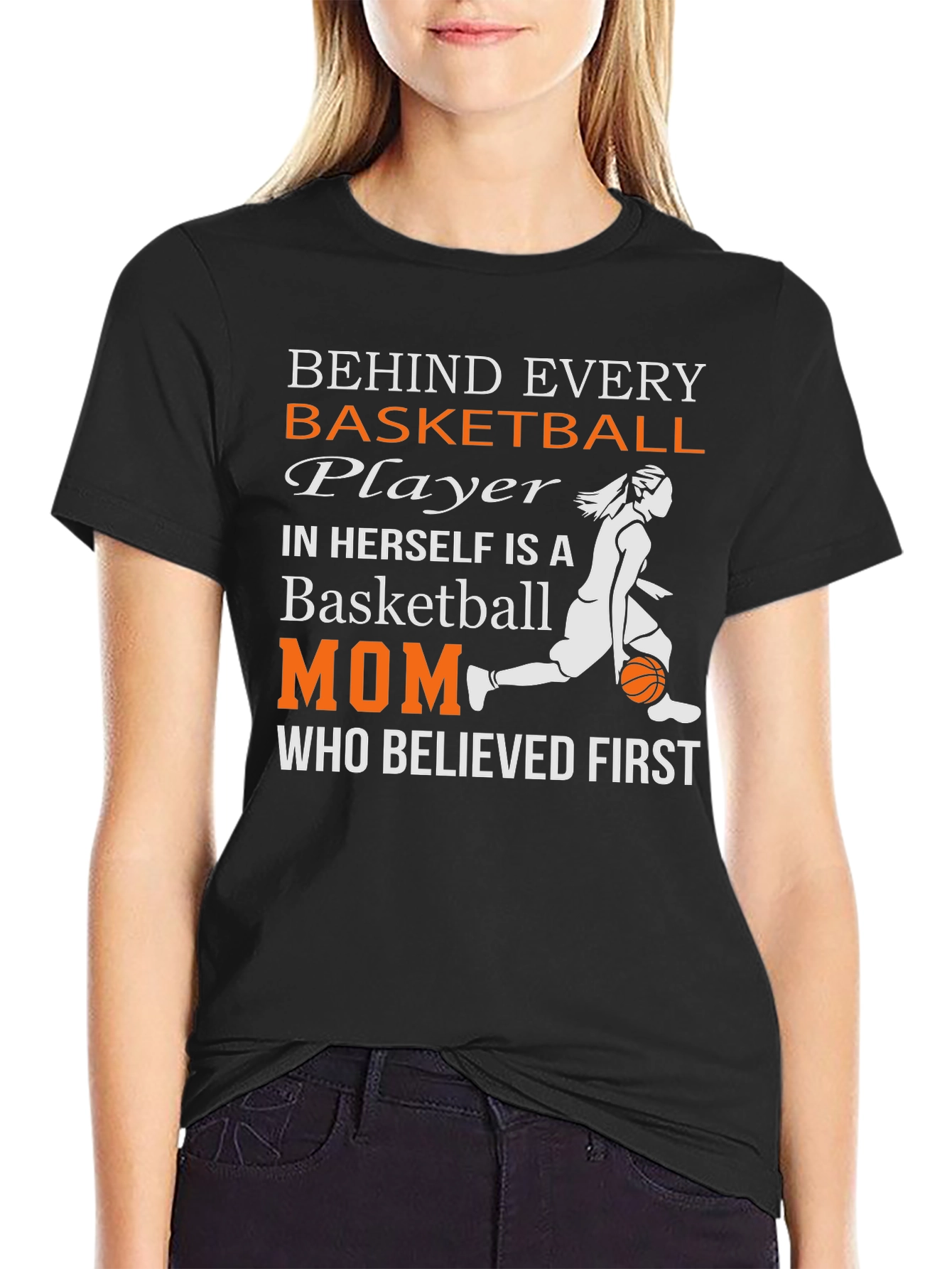 Basketball Mom T-Shirt - Player Support