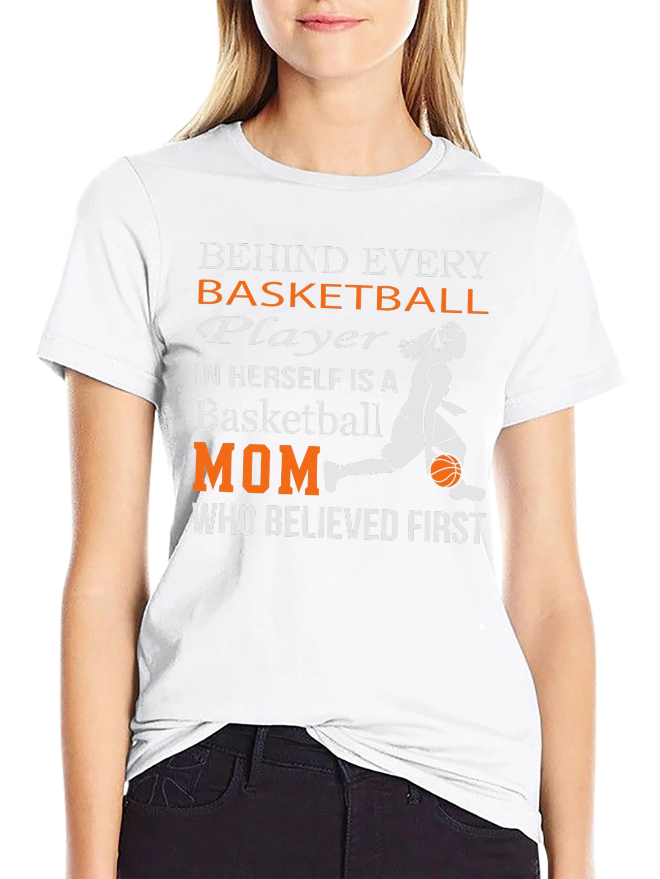 Basketball Mom T-Shirt - Player Support