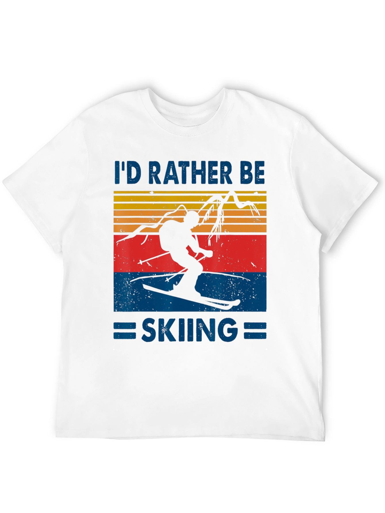 Id Rather Be Skiing Graphic T-Shirt