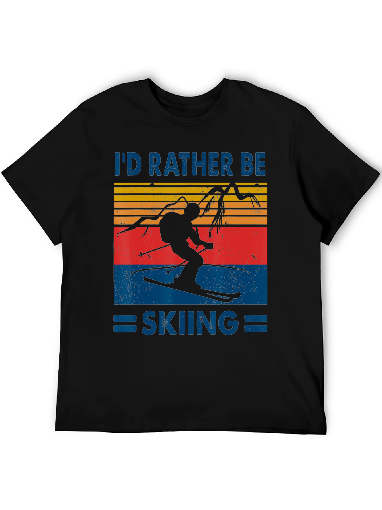 Id Rather Be Skiing Graphic T-Shirt