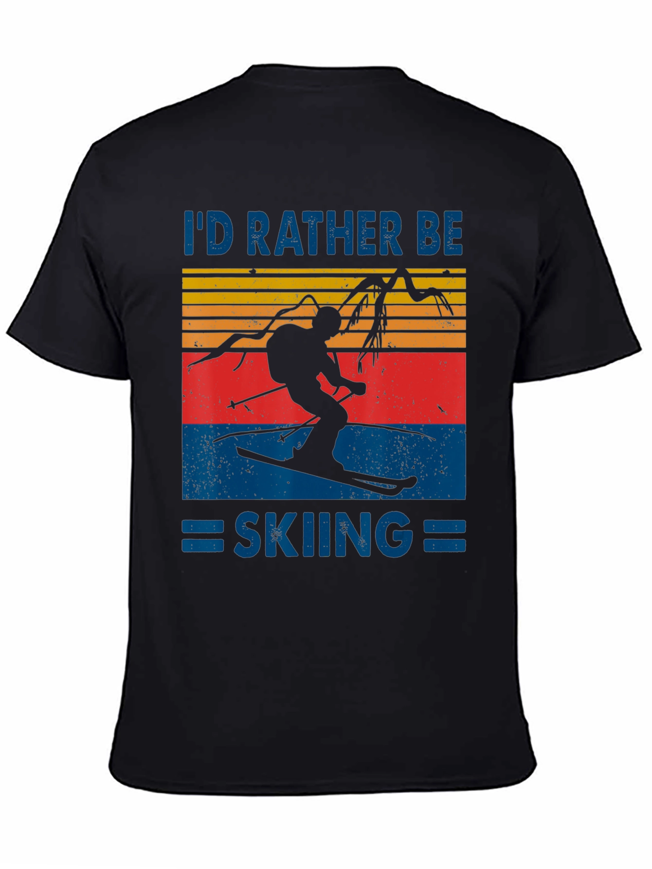 Id Rather Be Skiing Graphic T-Shirt