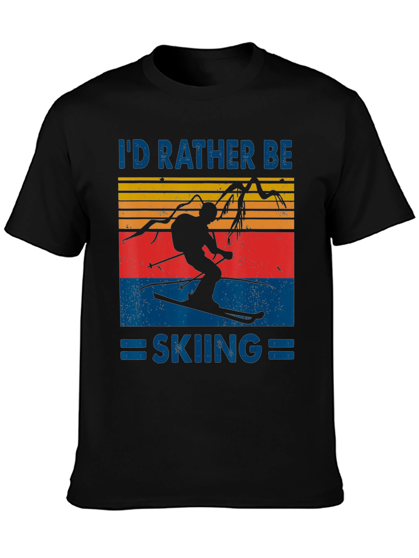 Id Rather Be Skiing Graphic T-Shirt