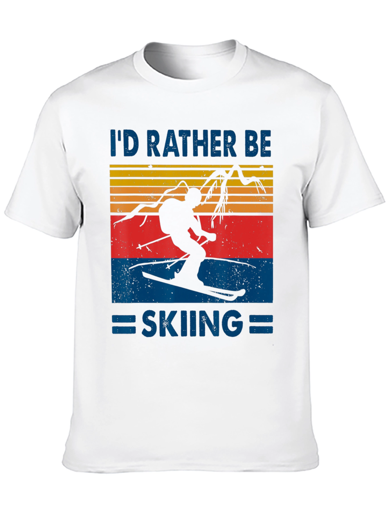 Id Rather Be Skiing Graphic T-Shirt