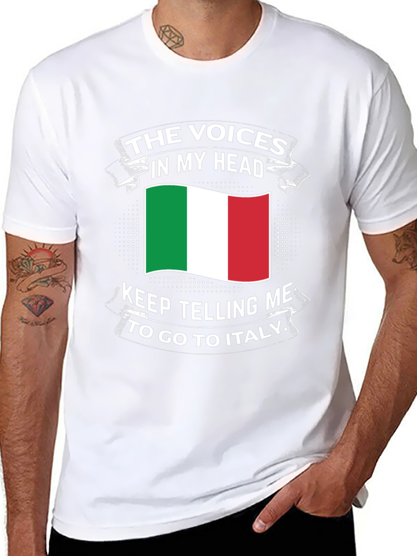 Funny Italy Flag T-Shirt