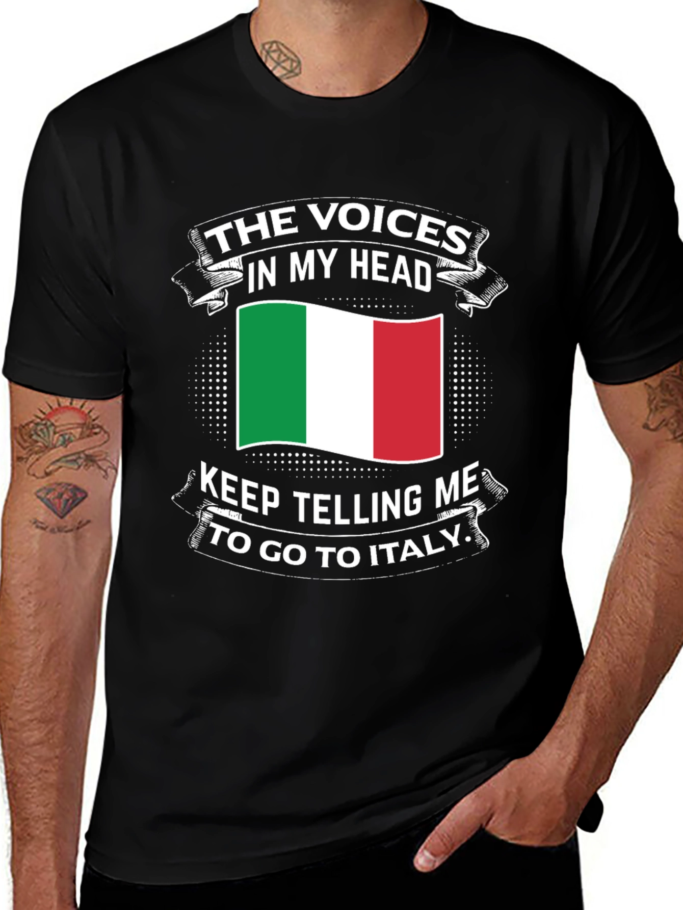 Funny Italy Flag T-Shirt