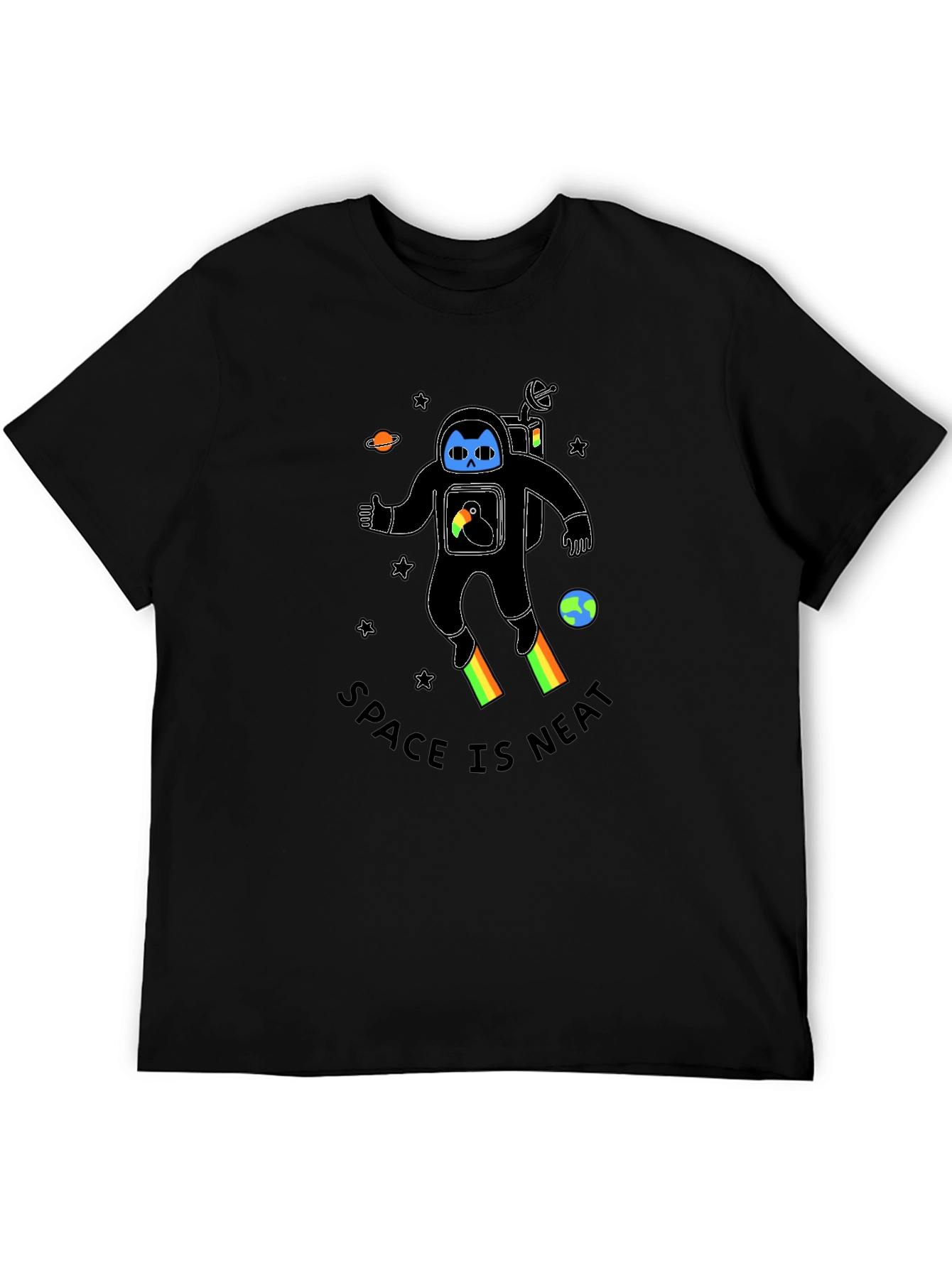 Space Is Neat Graphic T-Shirt