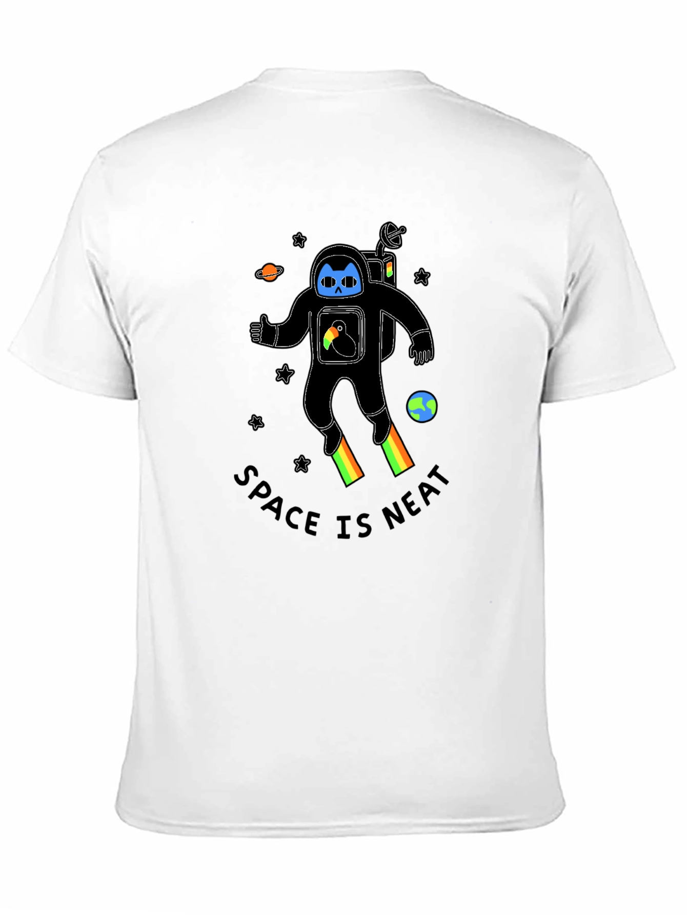 Space Is Neat Graphic T-Shirt