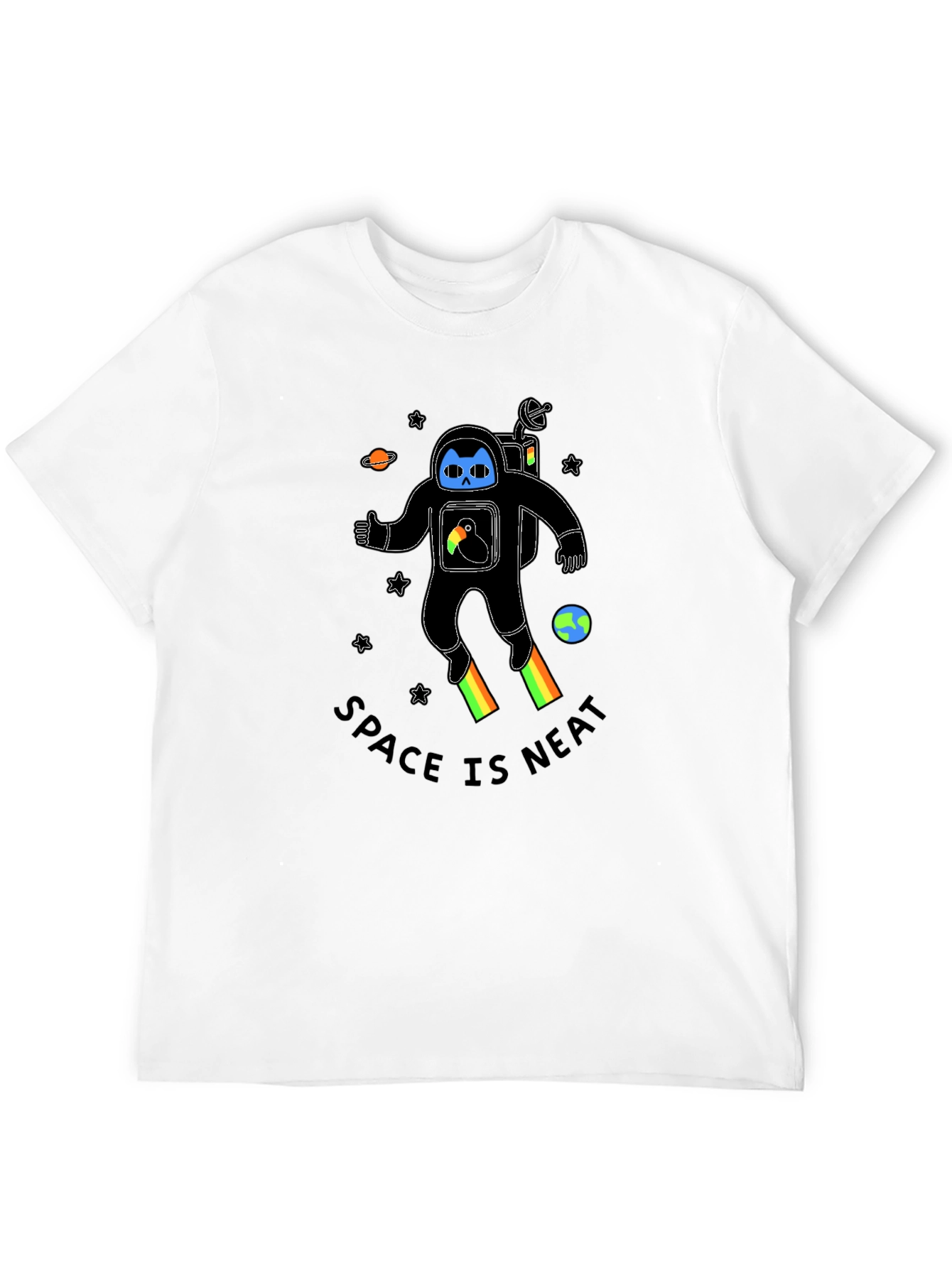 Space Is Neat Graphic T-Shirt