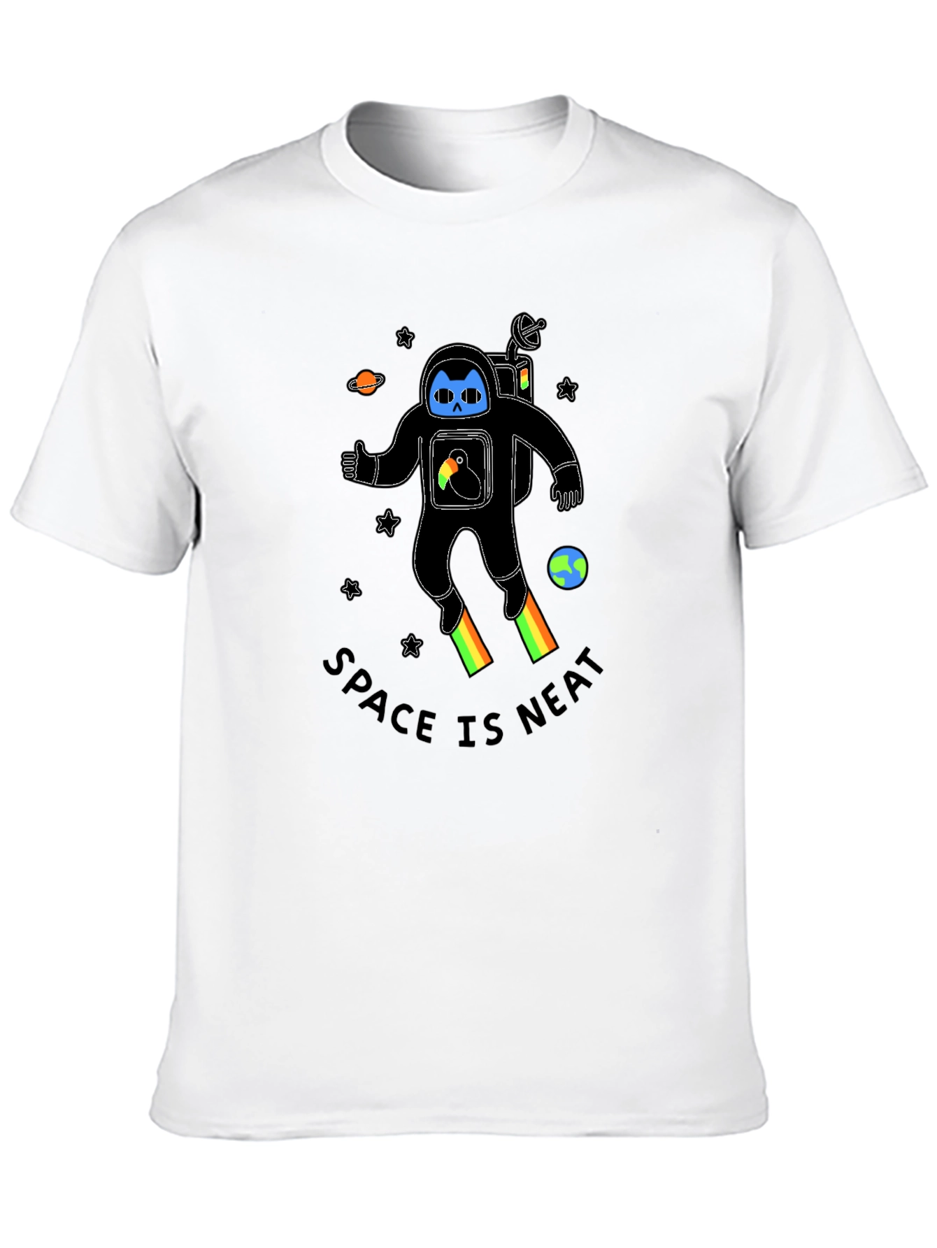Space Is Neat Graphic T-Shirt