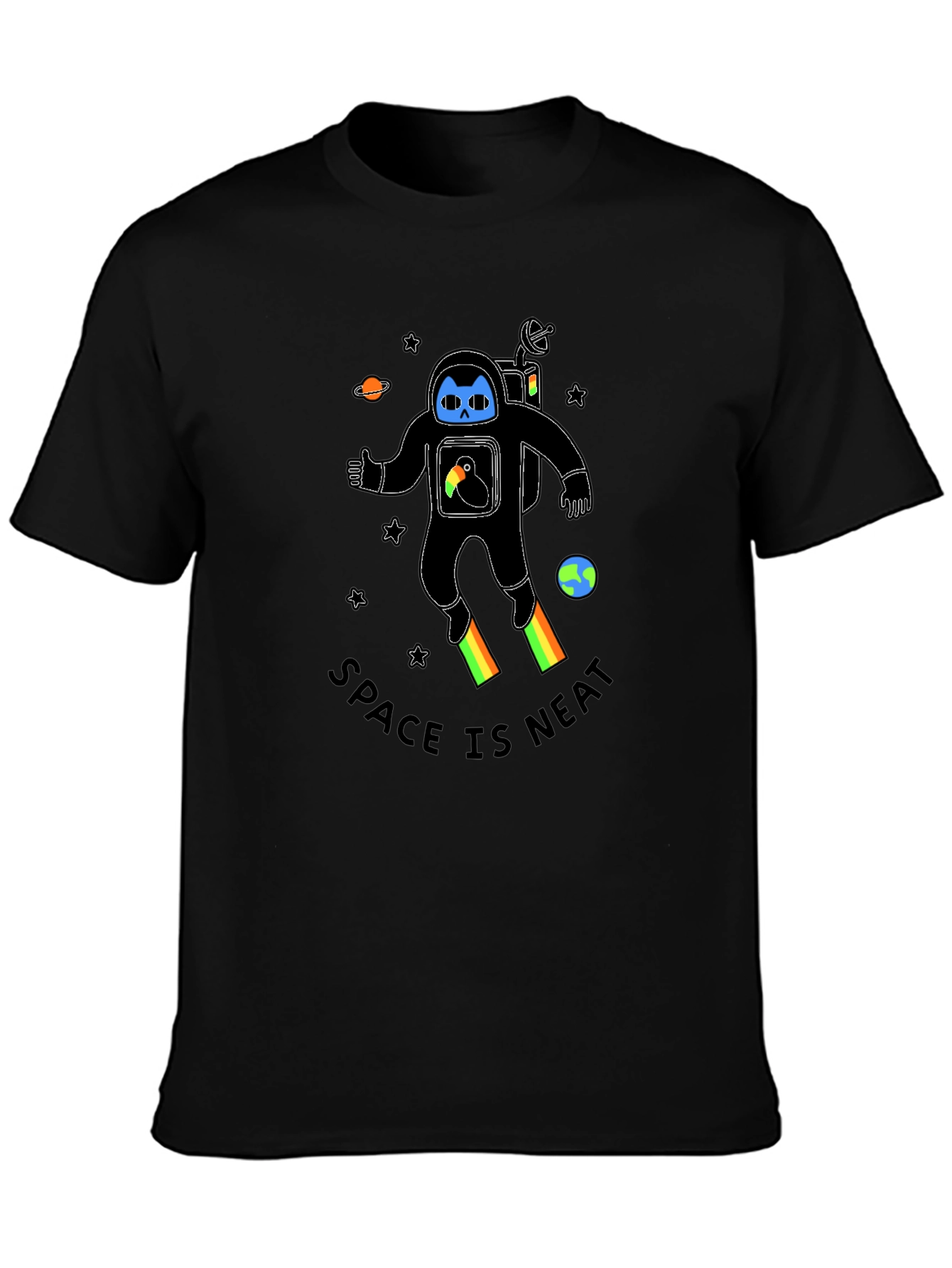 Space Is Neat Graphic T-Shirt