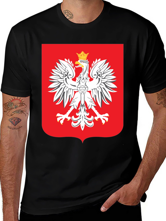 Poland Eagle Crest T-Shirt - Black