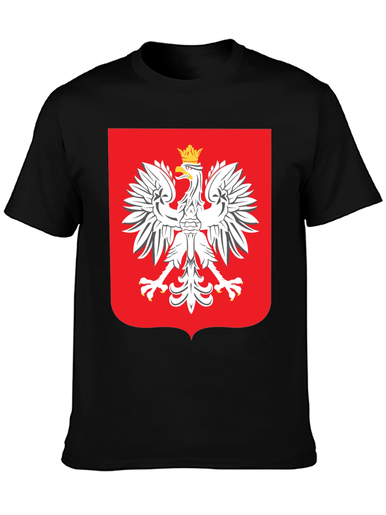 Poland Eagle Crest T-Shirt - Black