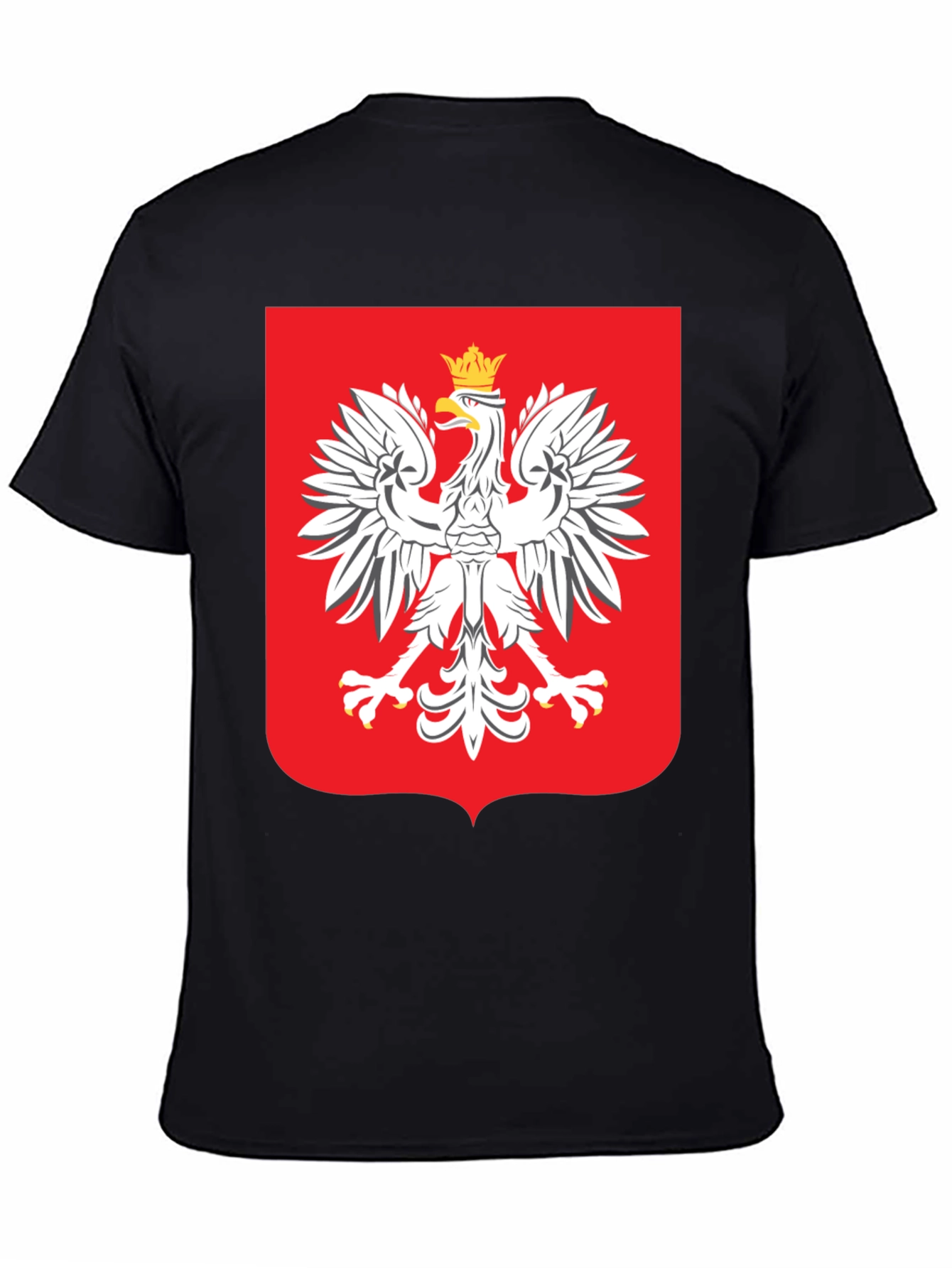 Poland Eagle Crest T-Shirt - Black