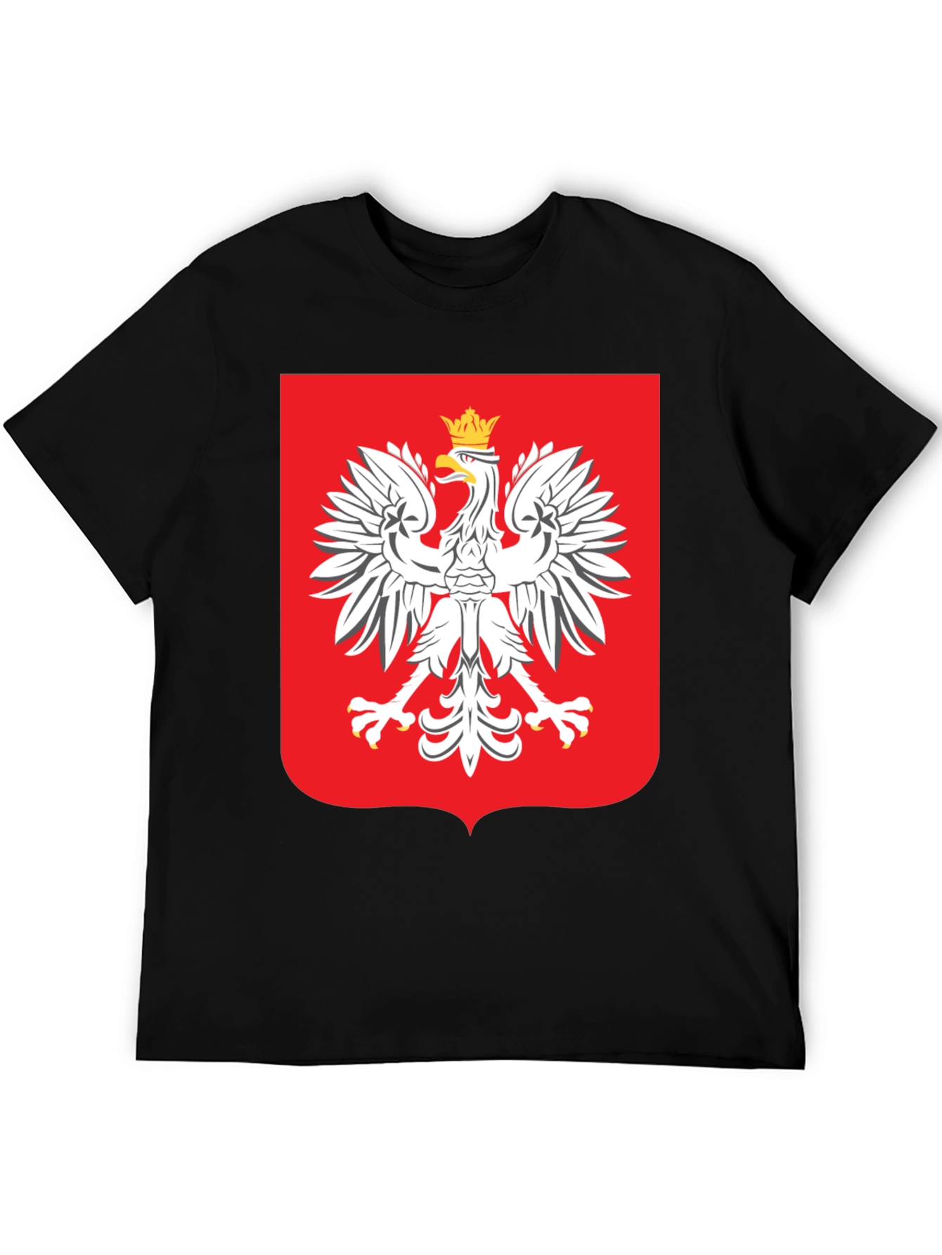 Poland Eagle Crest T-Shirt - Black