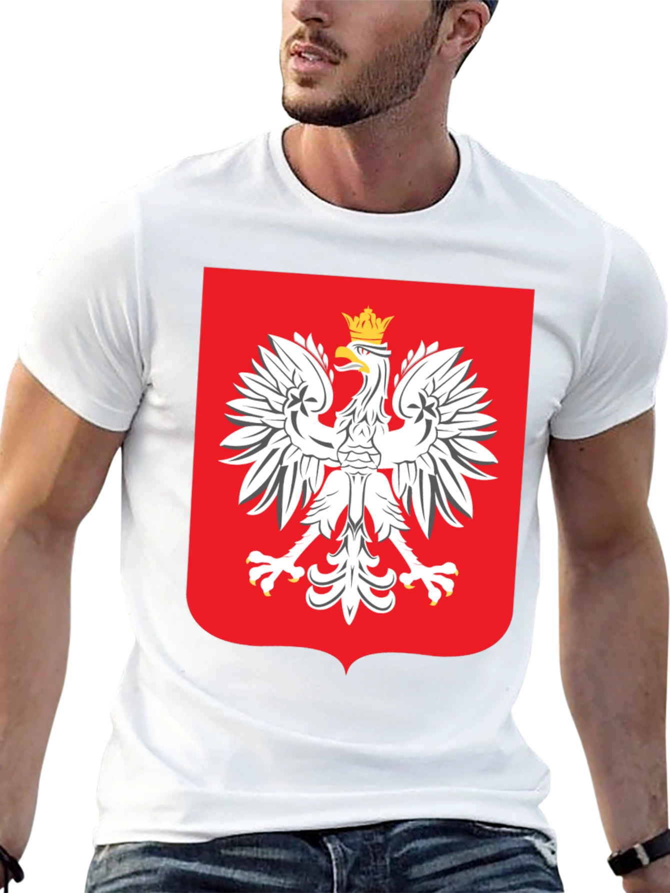 Poland Eagle Crest T-Shirt - Black