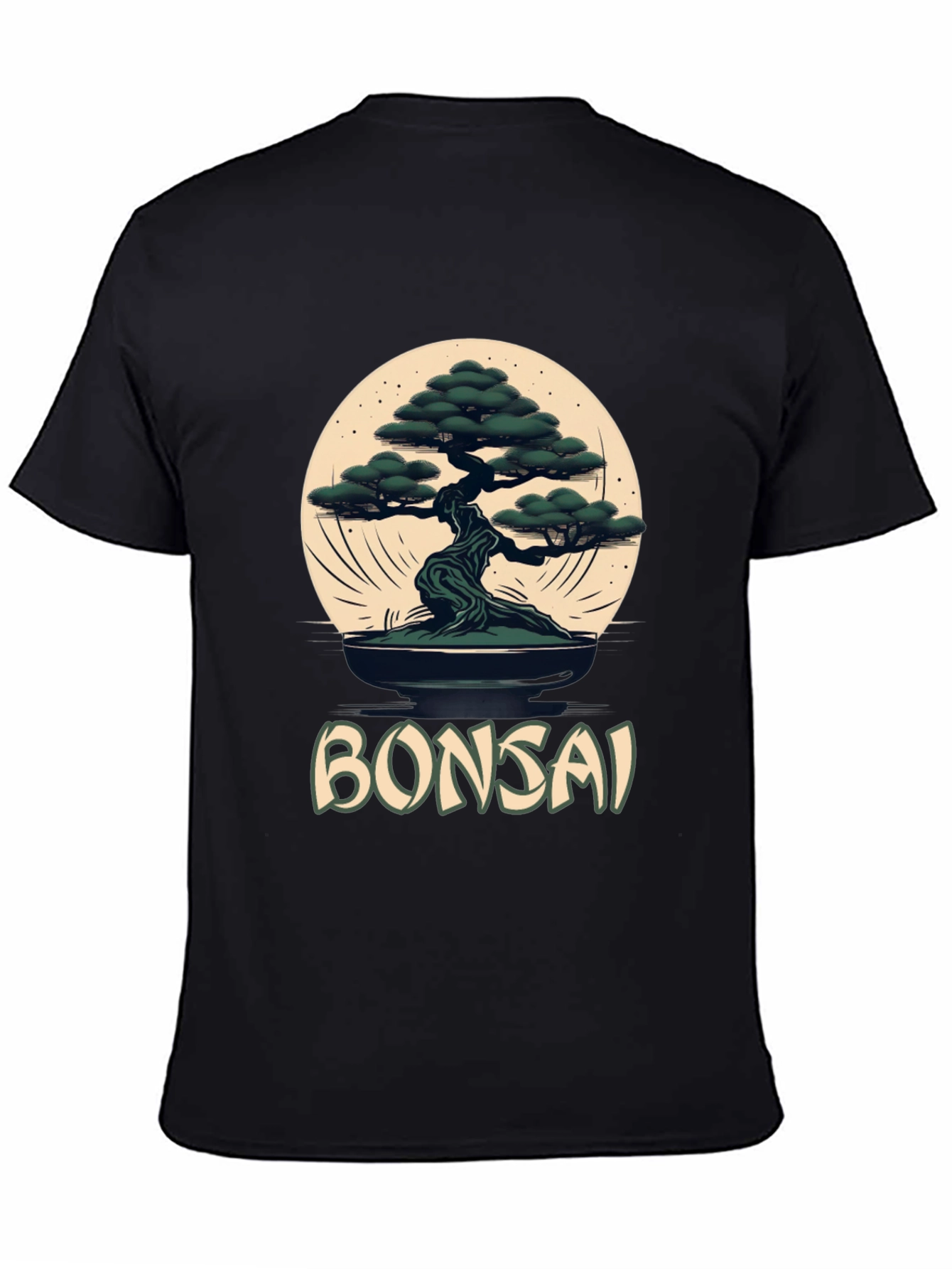 Bonsai Tree Graphic Tee - Zen Style