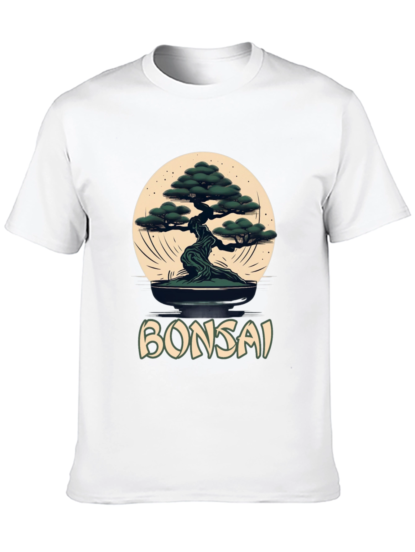 Bonsai Tree Graphic Tee - Zen Style