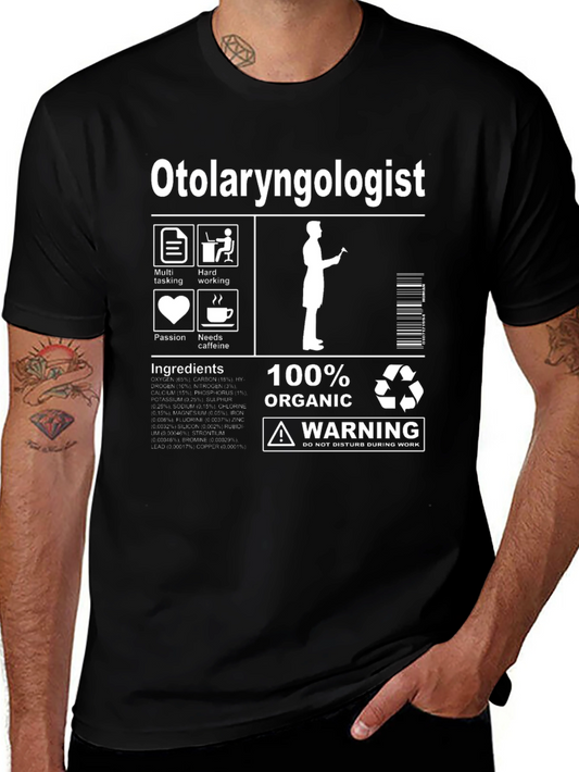 Otolaryngologist Organic Ingredients T-Shirt