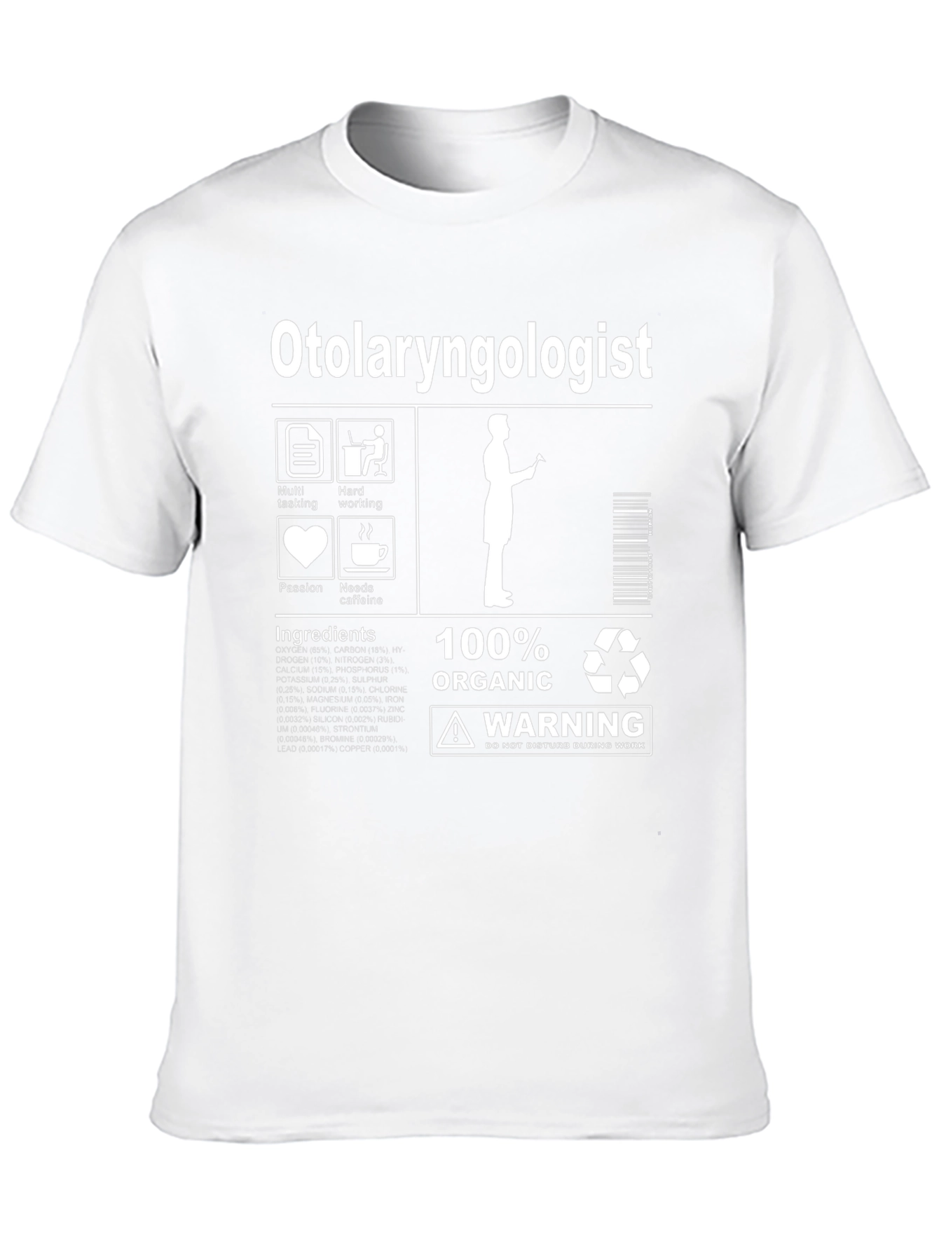 Otolaryngologist Organic Ingredients T-Shirt