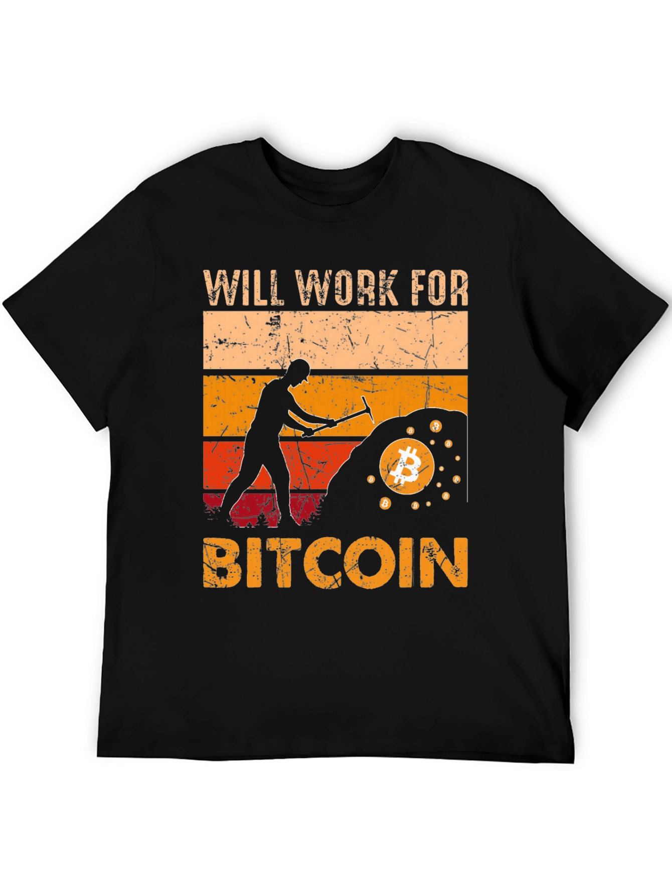 Will Work For Bitcoin T-Shirt