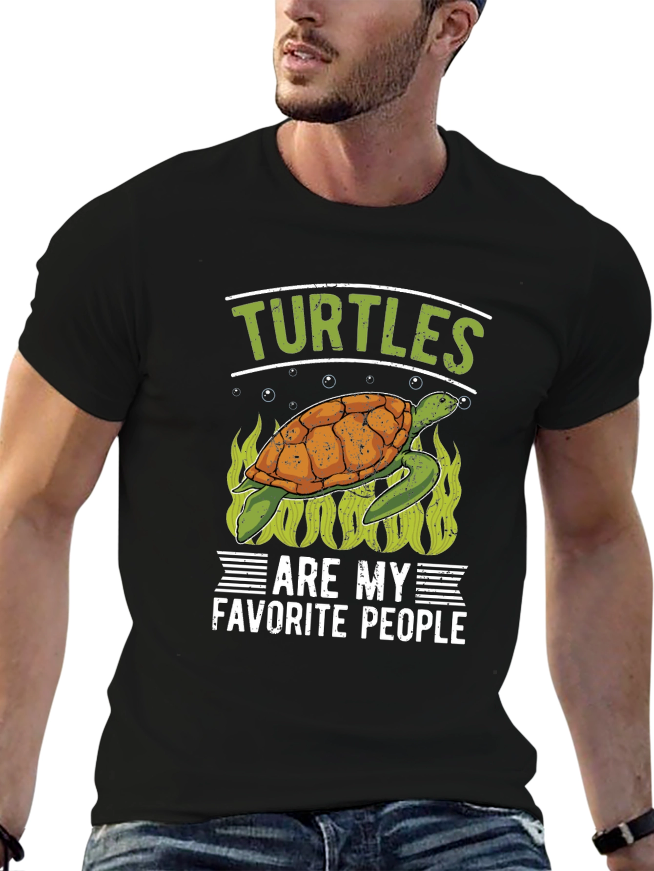 Turtles Are My Favorite People Graphic T-Shirt
