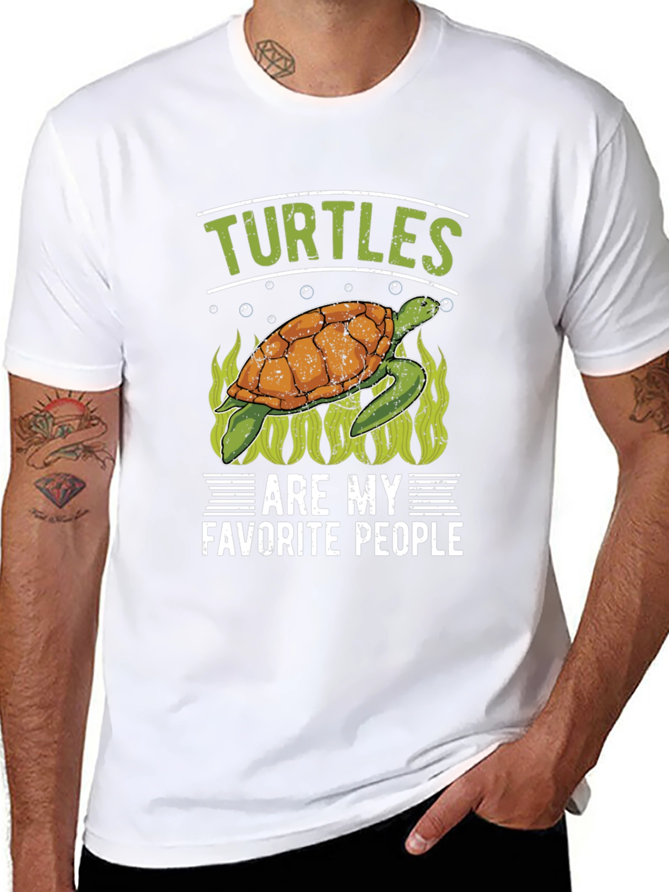 Turtles Are My Favorite People Graphic T-Shirt
