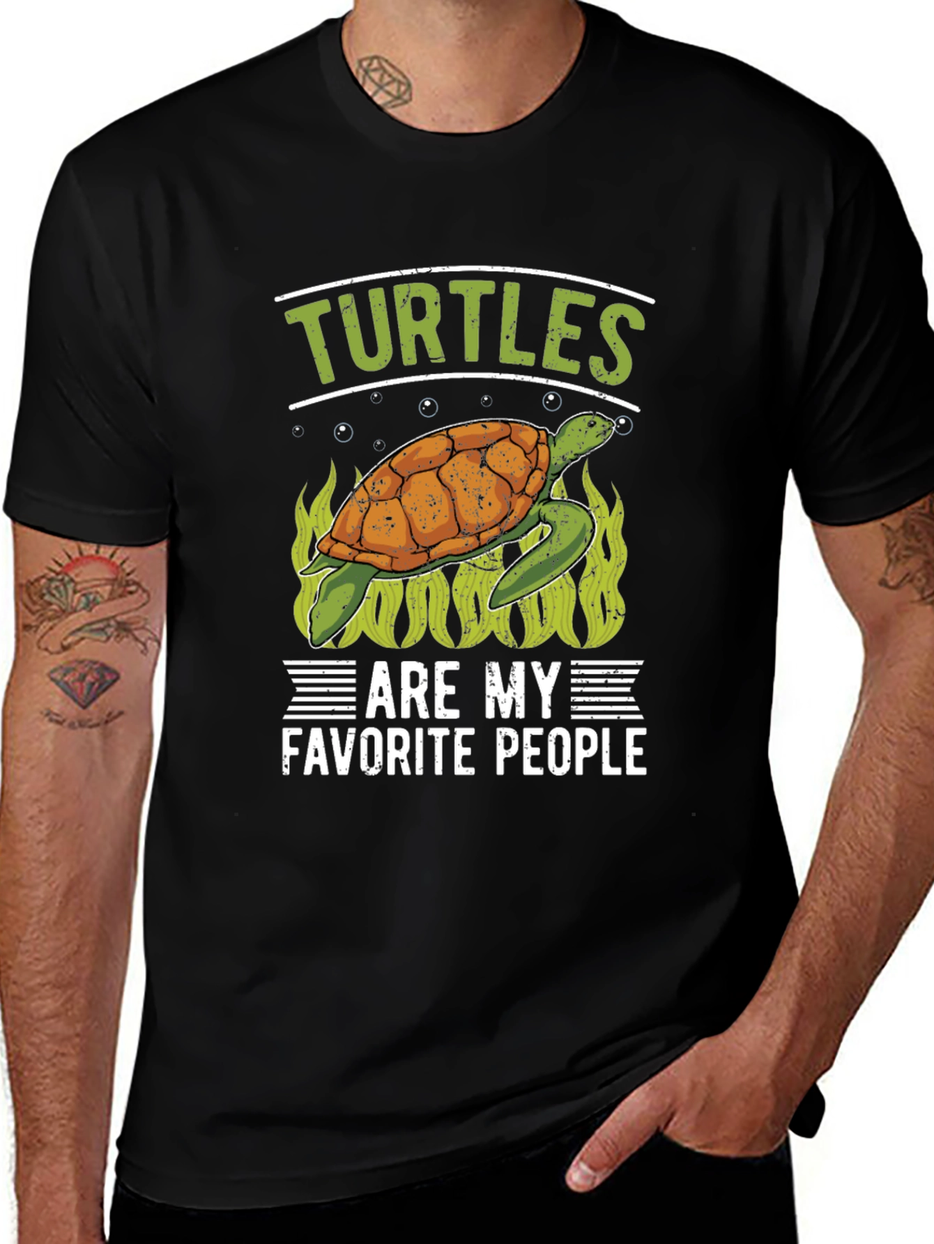 Turtles Are My Favorite People Graphic T-Shirt
