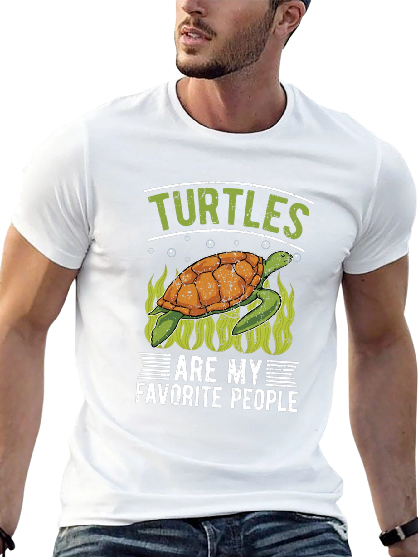Turtles Are My Favorite People Graphic T-Shirt