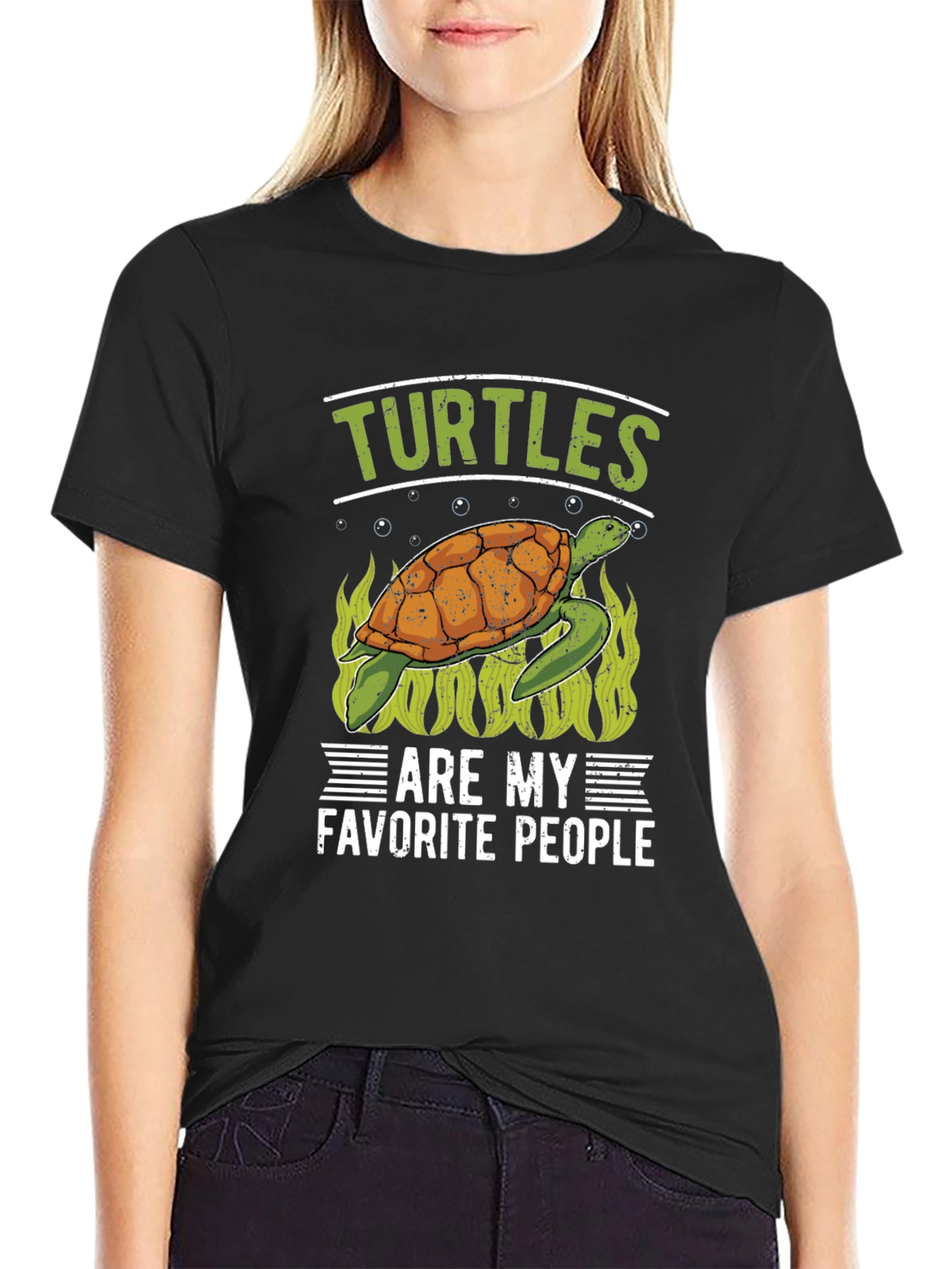 Turtles Are My Favorite People Graphic T-Shirt