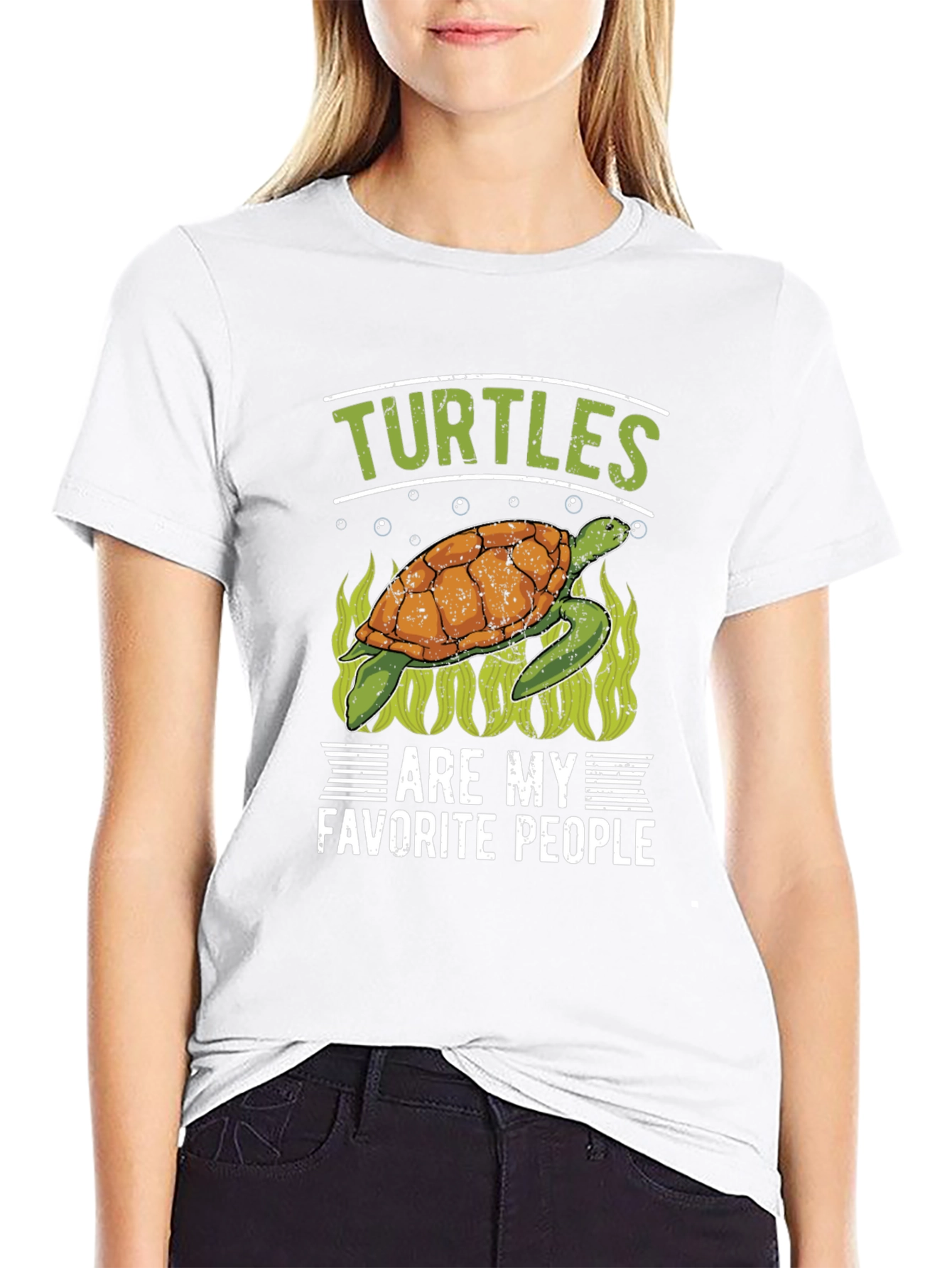 Turtles Are My Favorite People Graphic T-Shirt