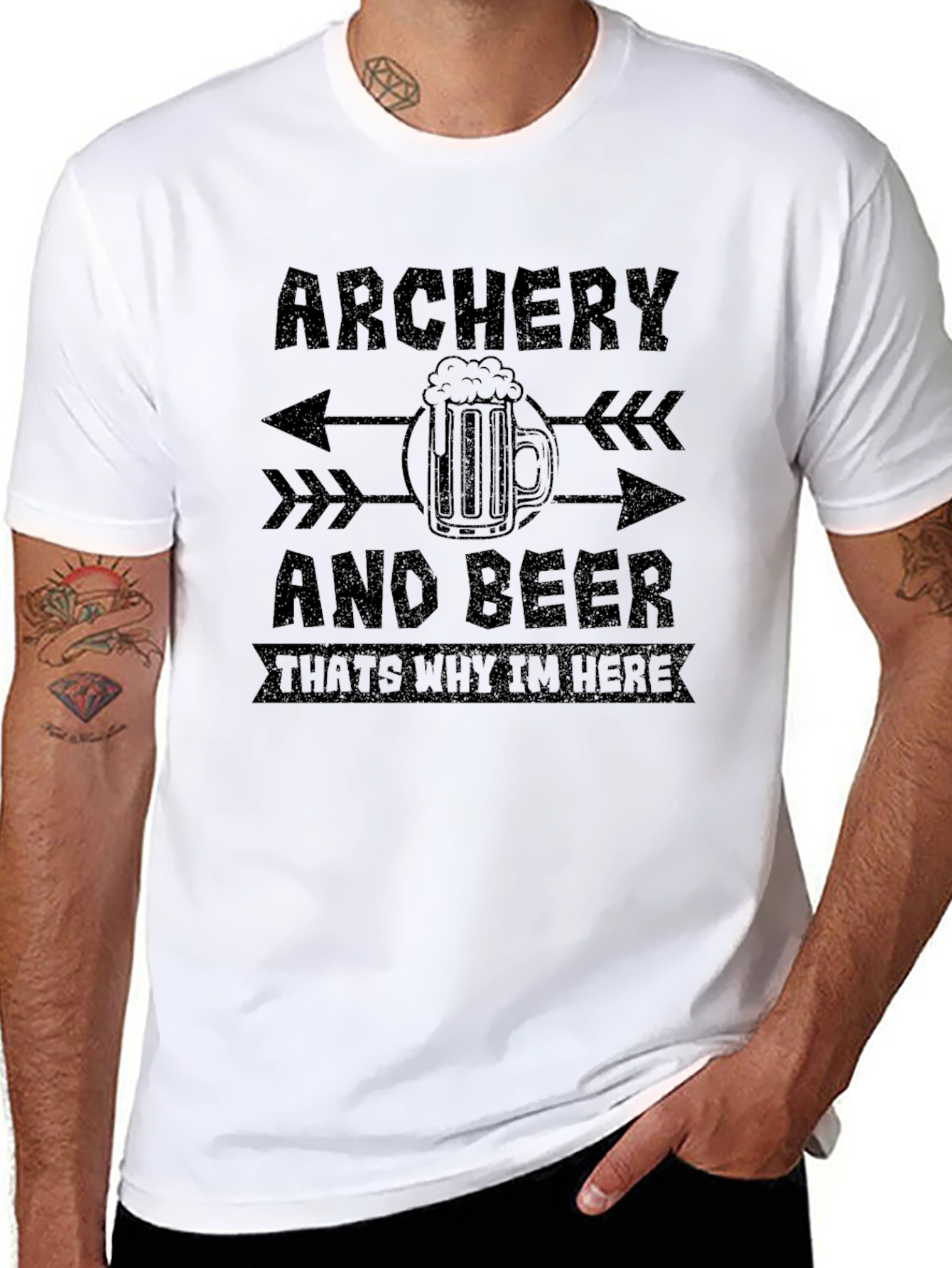 Archery & Beer Graphic T-Shirt