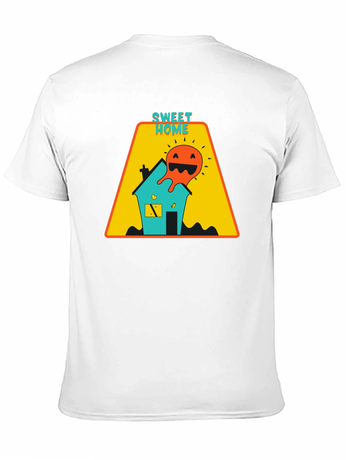 Sweet Home Graphic Tee - Black Casual T-Shirt