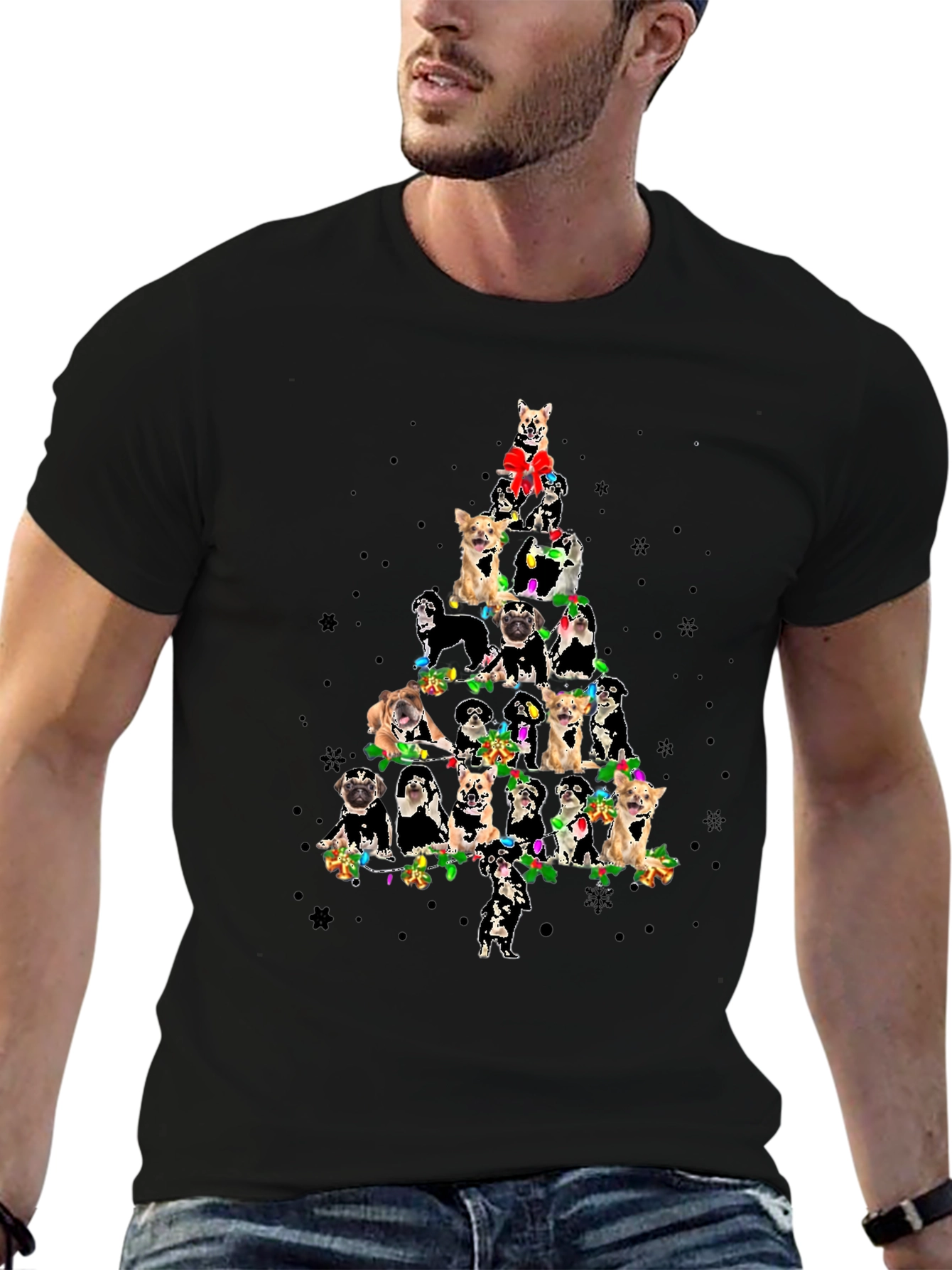 Dog Christmas Tree T-Shirt